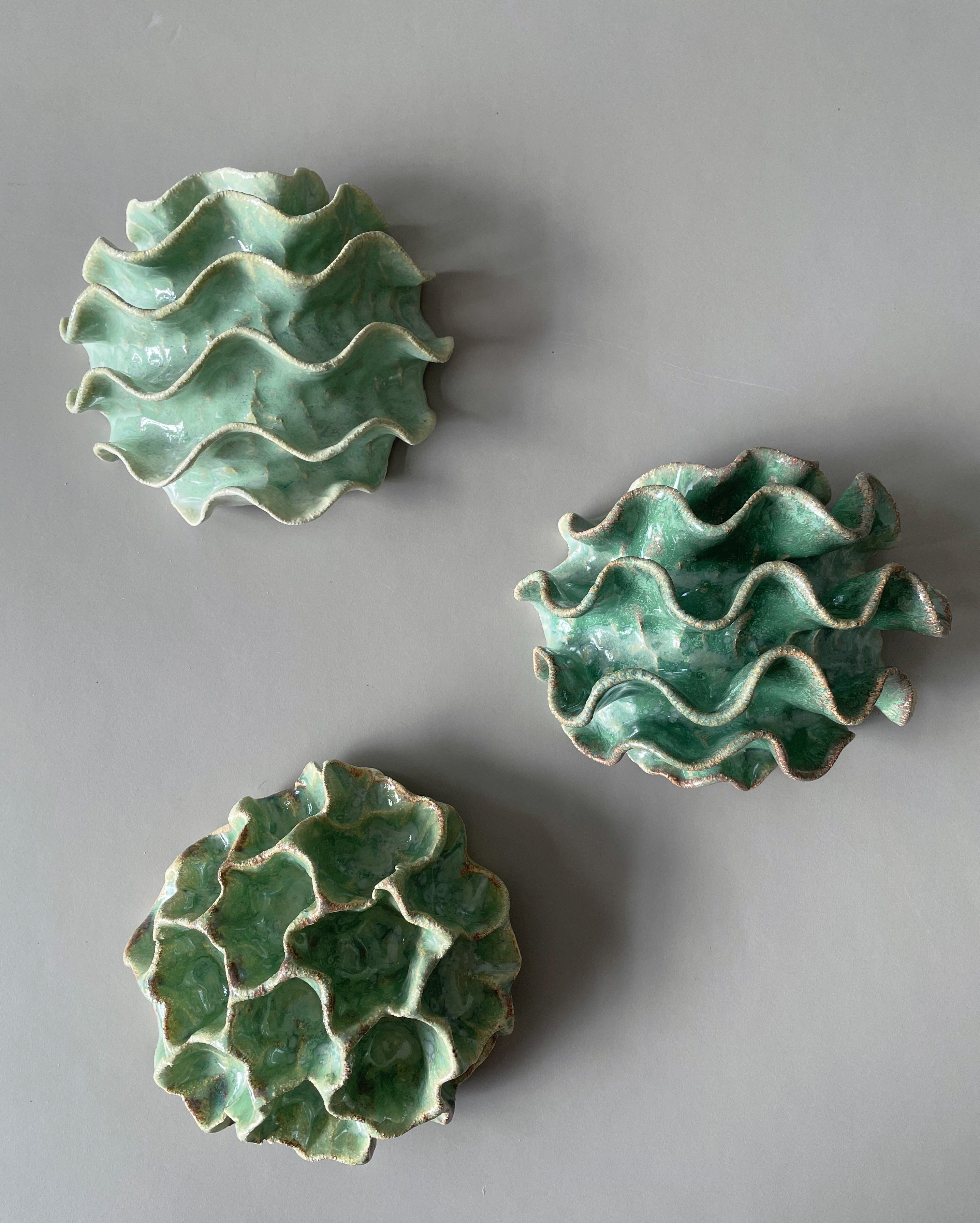 Væg Koral no.44 - Grøn - Lille