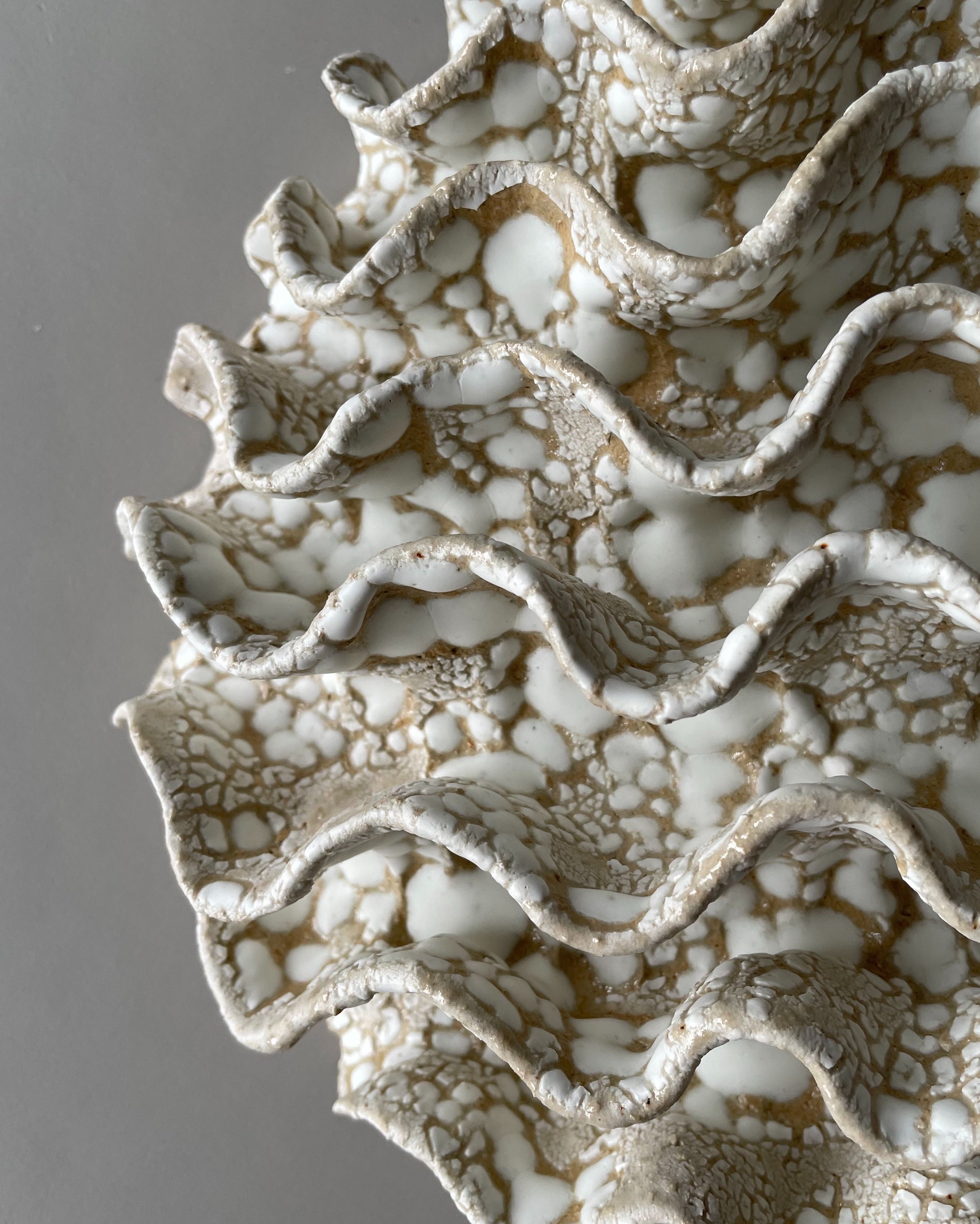 Væg Koral no. 43 - Hvid - Stor