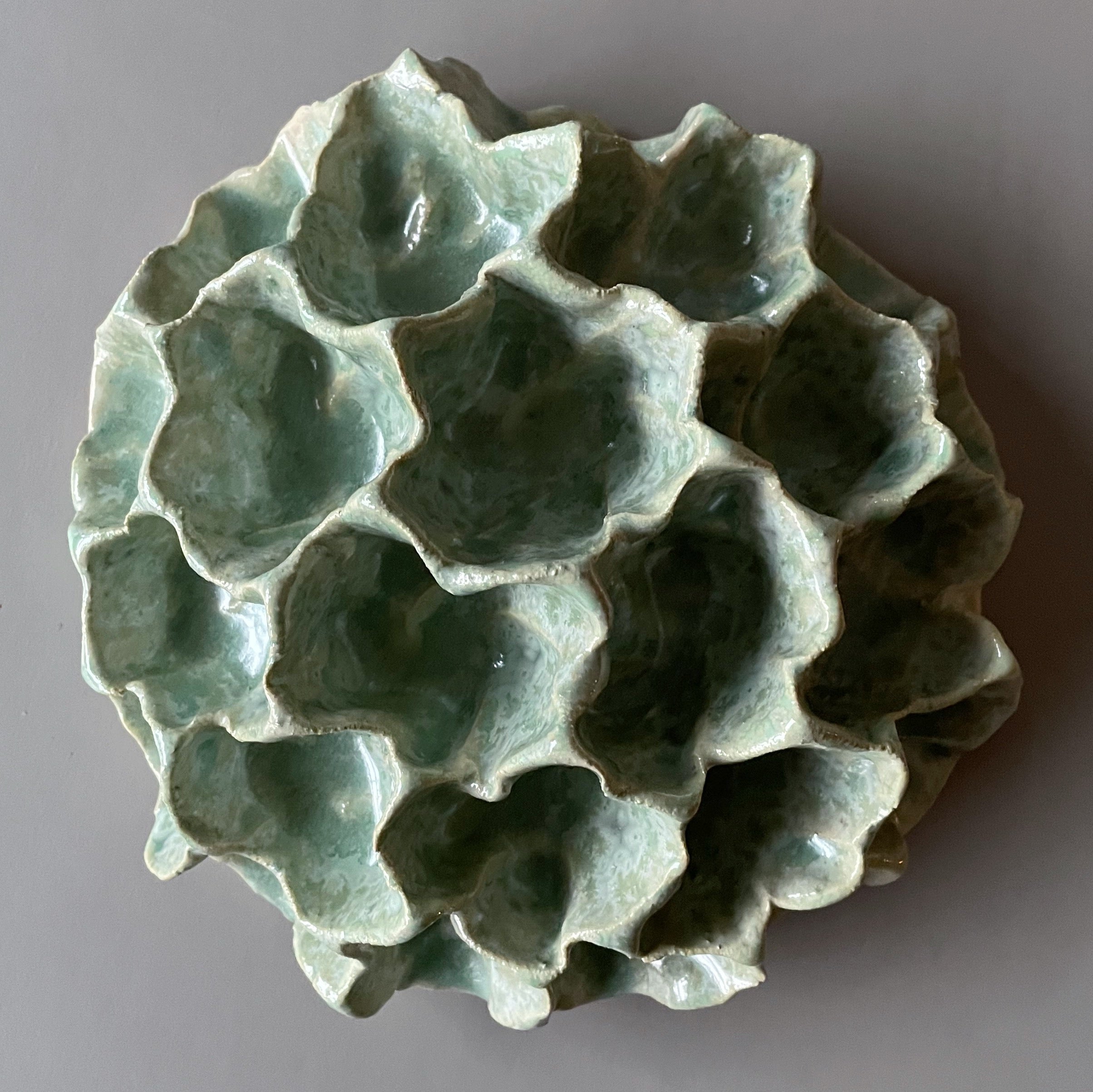 Væg Koral no. 34 - Grøn - Stor