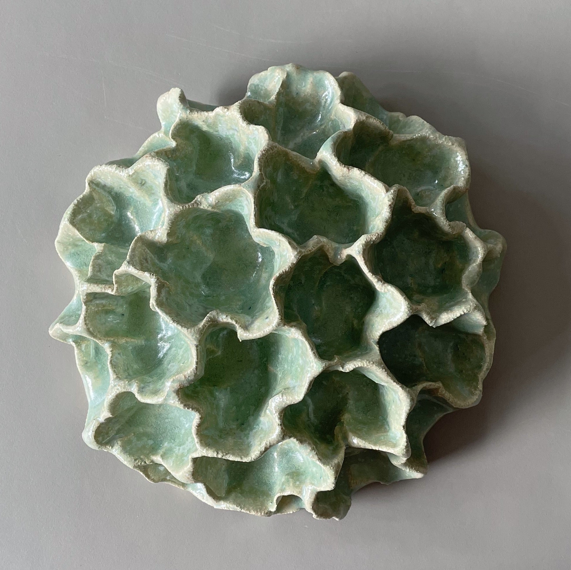 Væg Koral no. 9 - Grøn - Stor