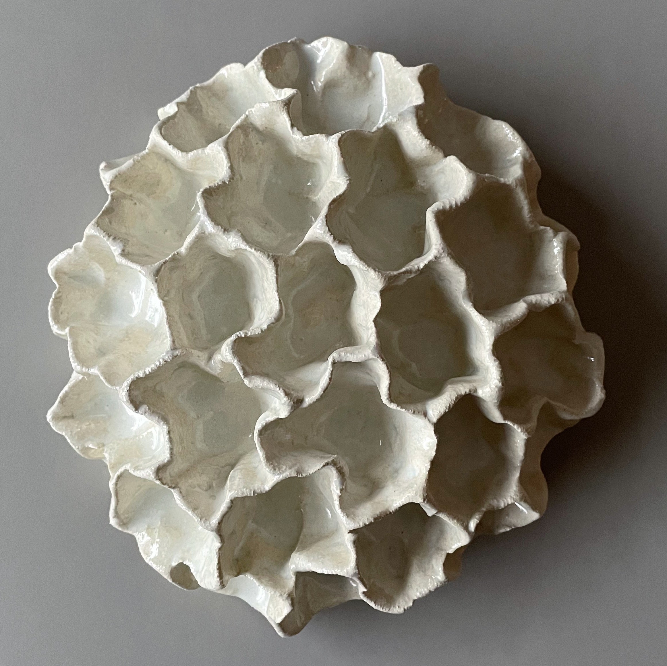 Væg Koral no. 36 - Hvid - Stor