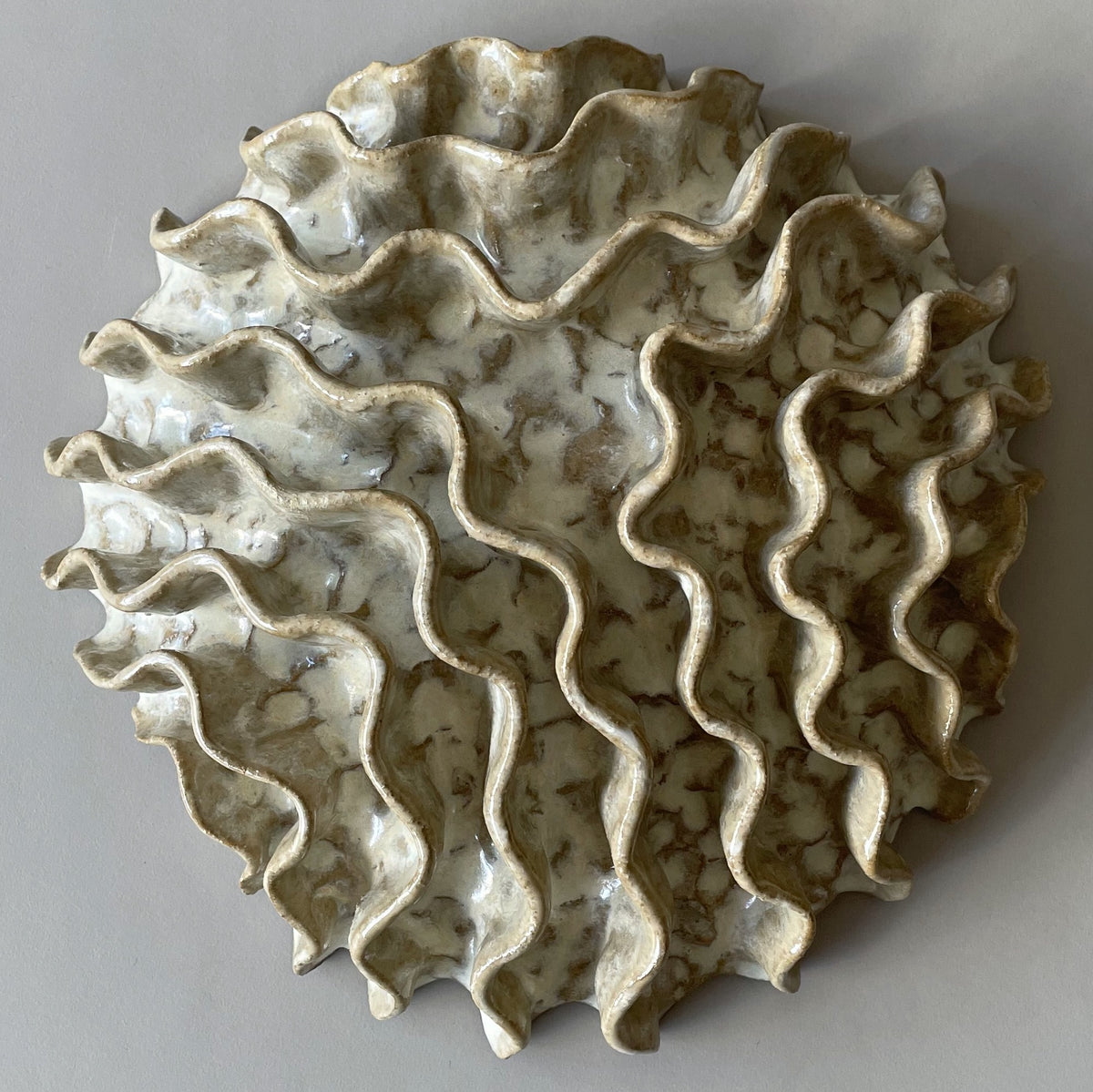Væg Koral no. 88 - Brun/Beige - Stor