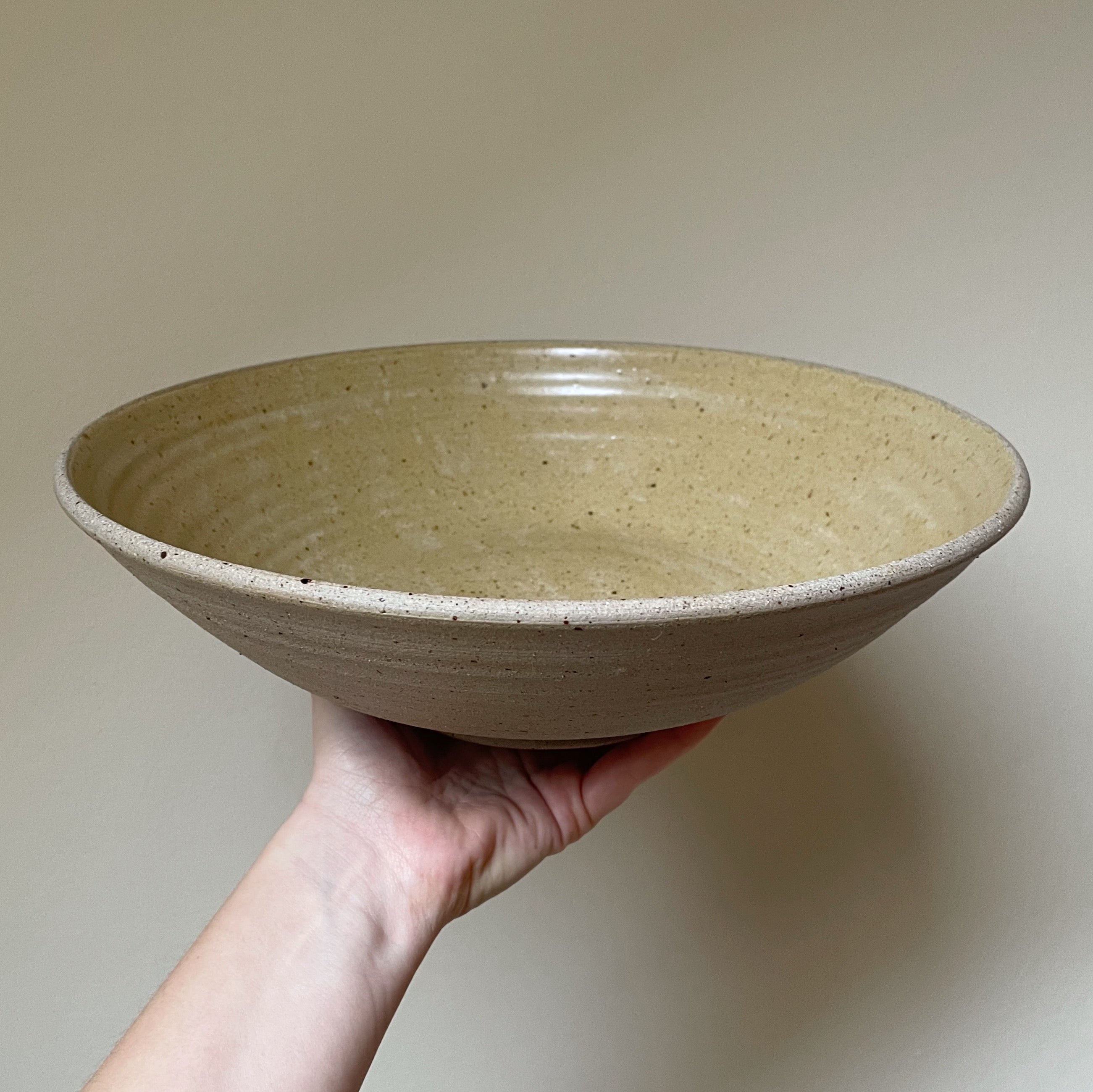 Stor salatskål (Ø:29 cm) - Gul