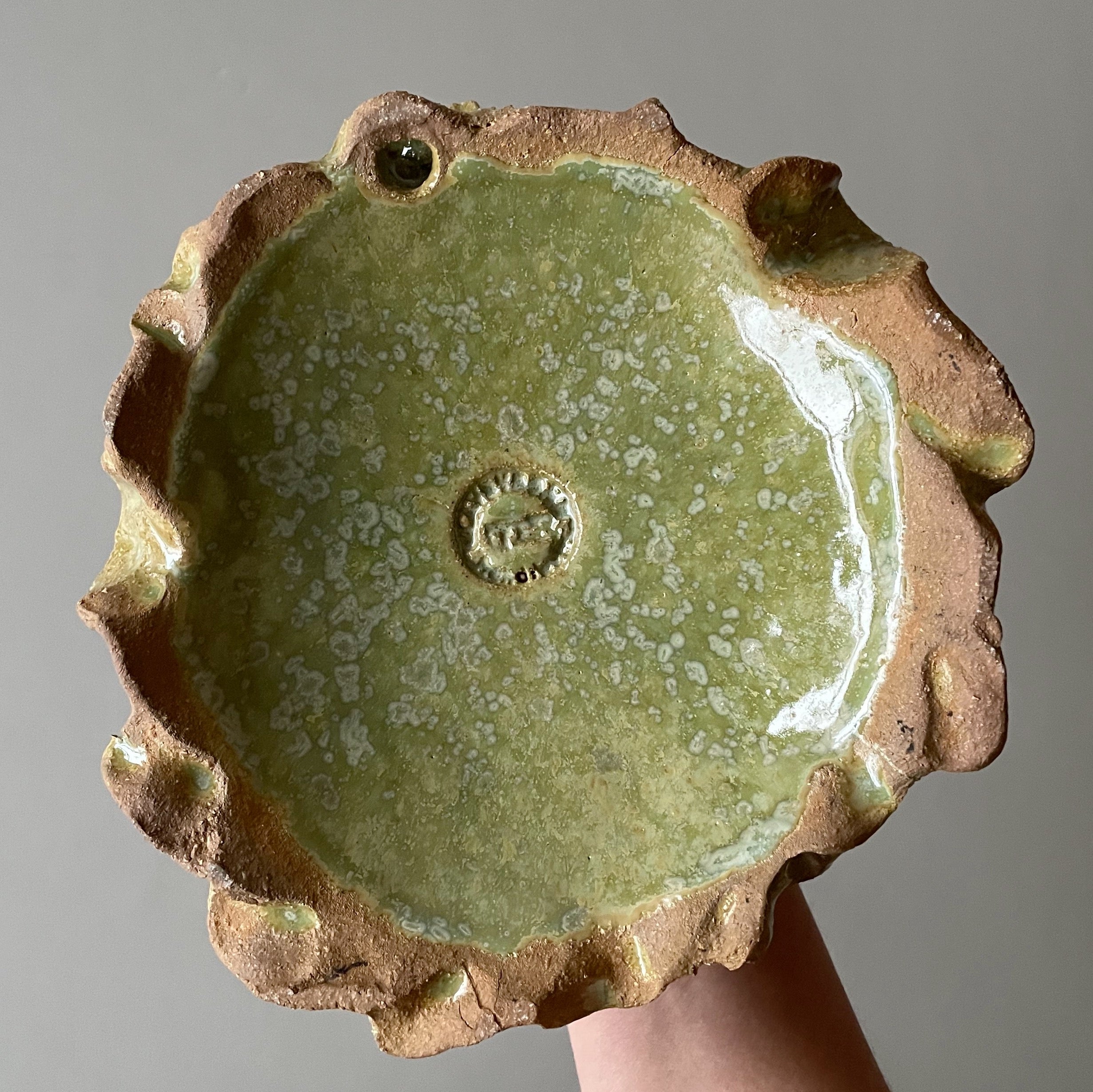 Væg Koral no. 29 - Brun/Grøn - Stor