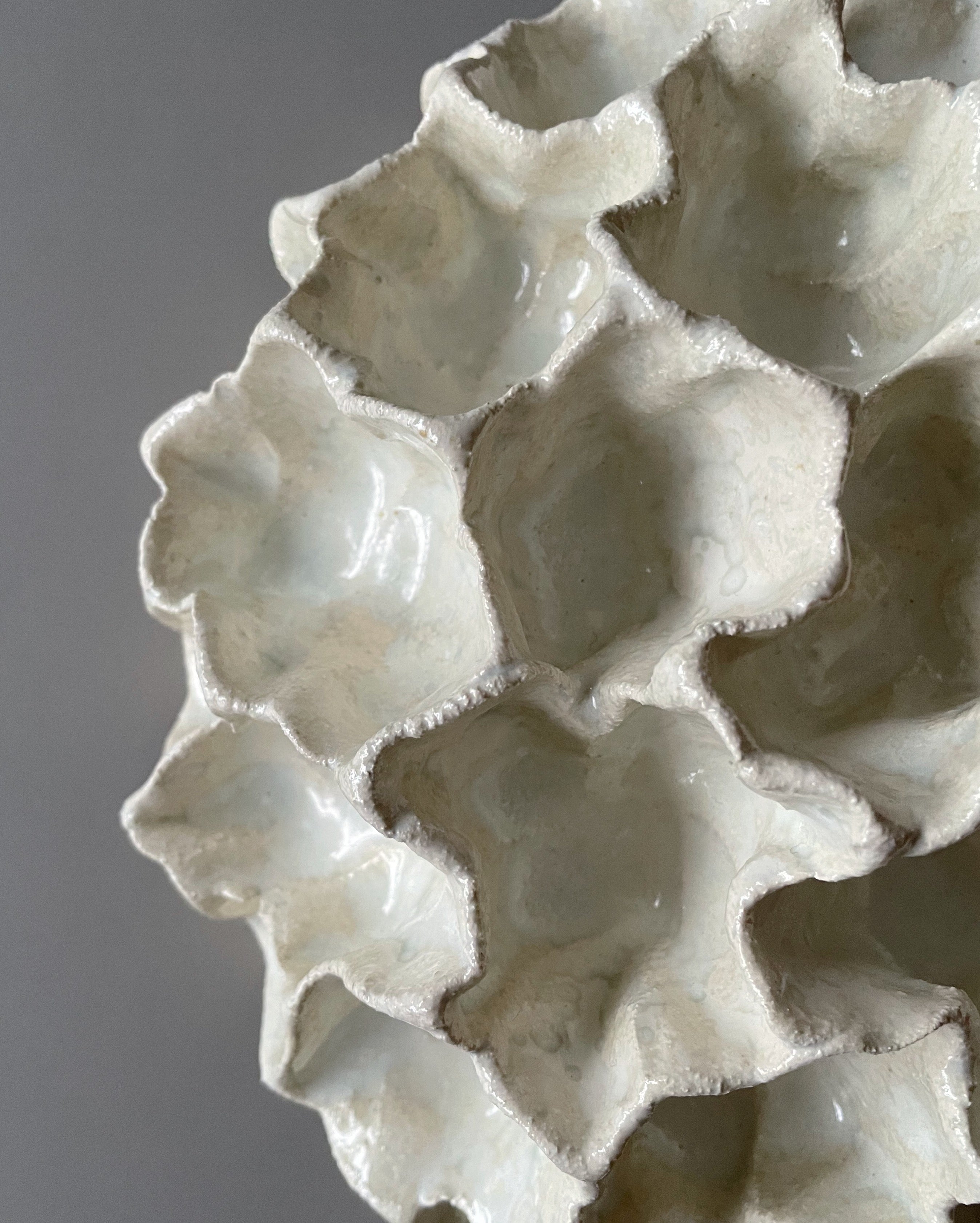 Væg Koral no. 36 - Hvid - Stor