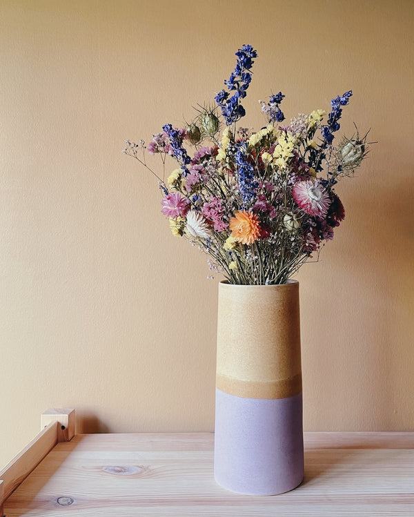 Sustainable vase - Stor - Lilac Brown