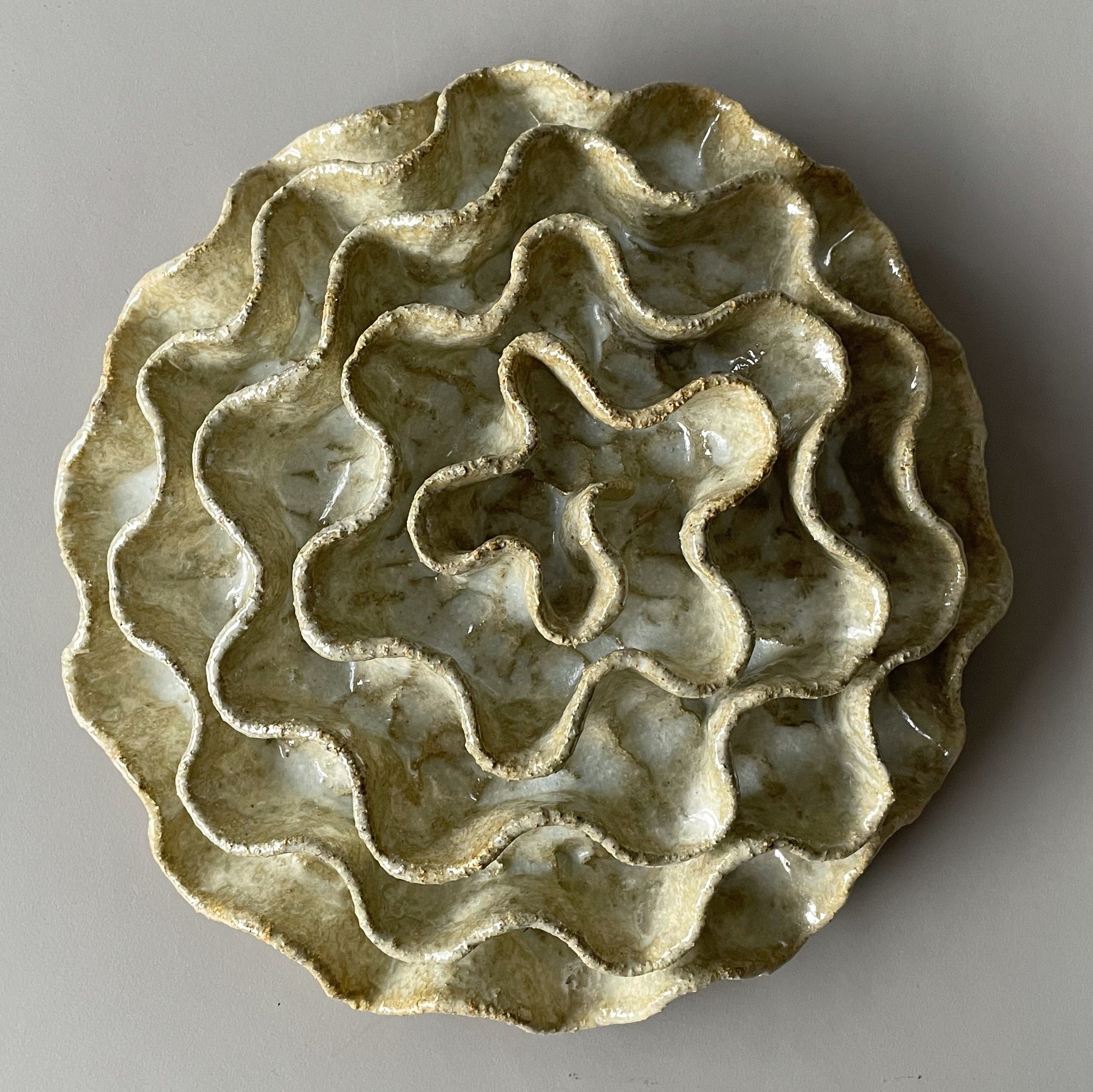 Væg Koral no. 41 - Brun/Beige - Stor