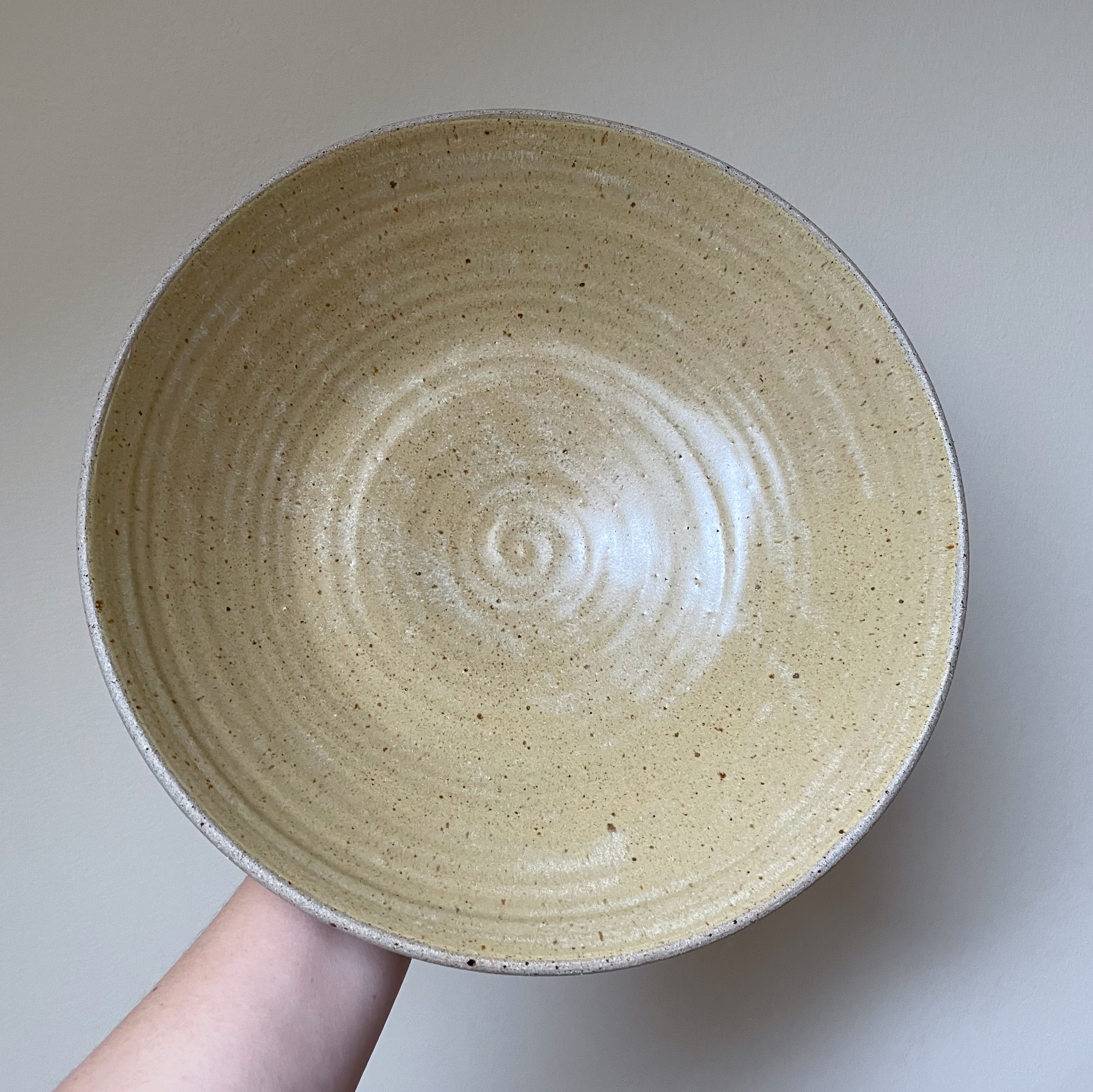 Stor salatskål (Ø:29 cm) - Gul