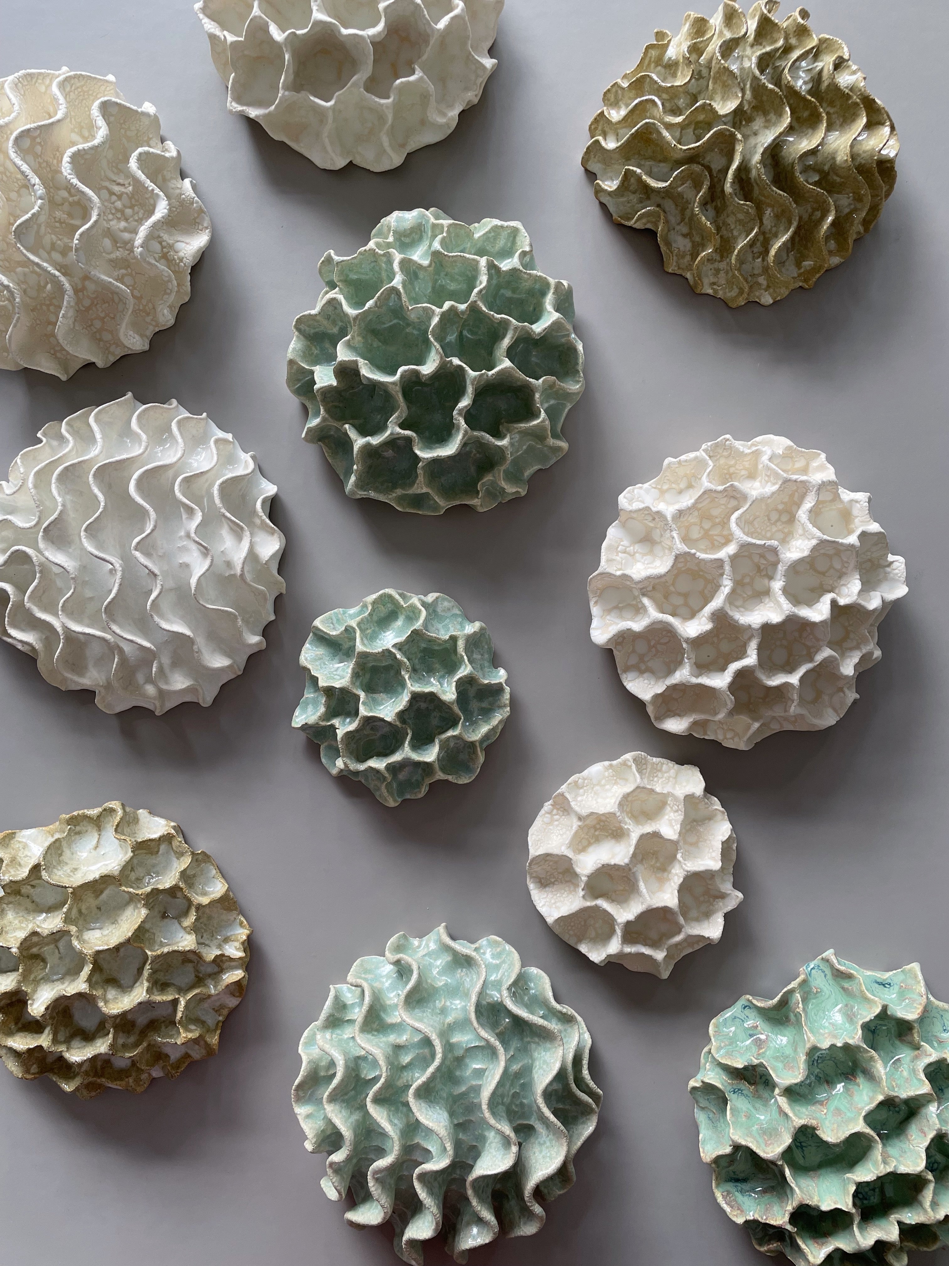 Væg Koral no. 26 - Brun/Beige - Lille