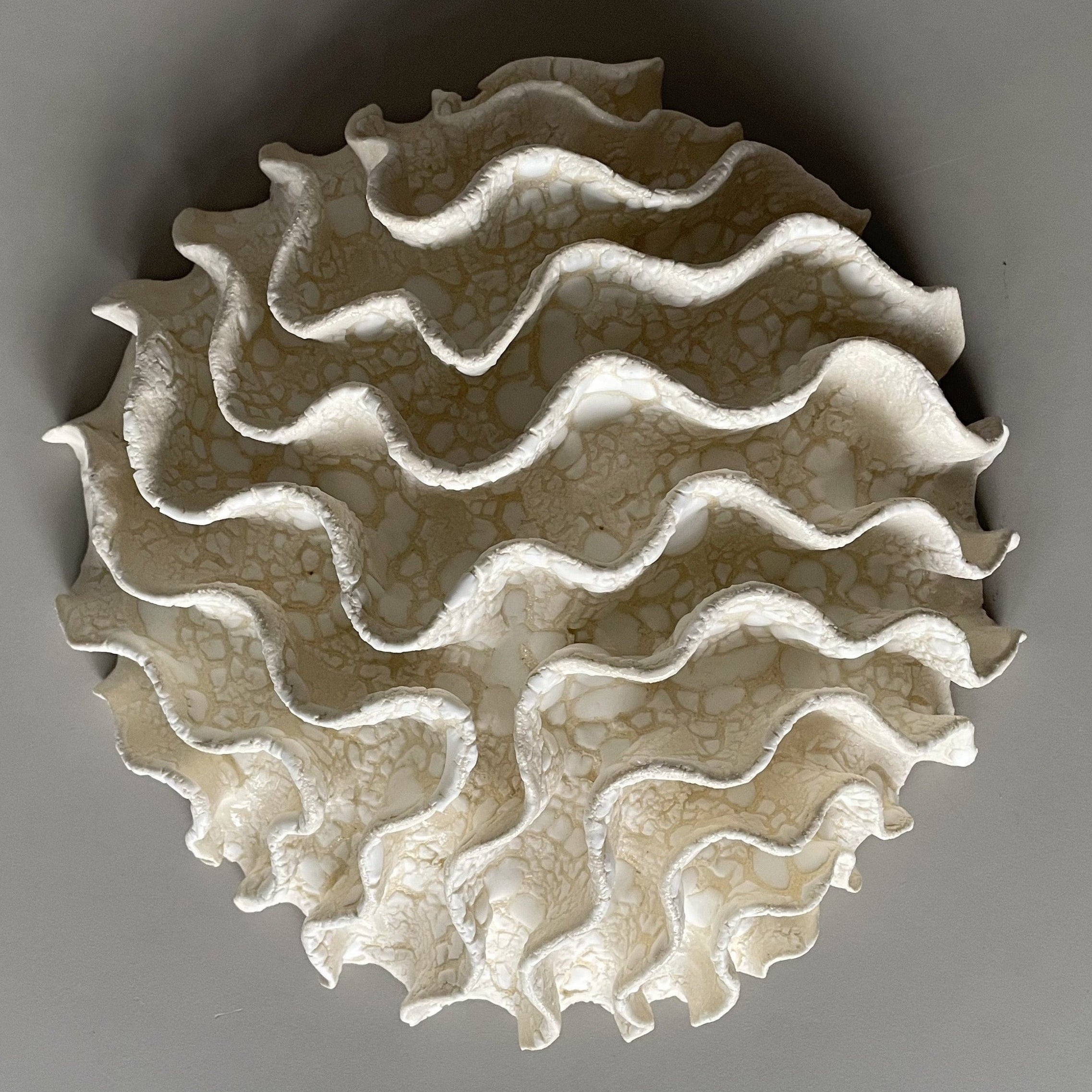 Væg Koral no. 37 - Hvid - Stor