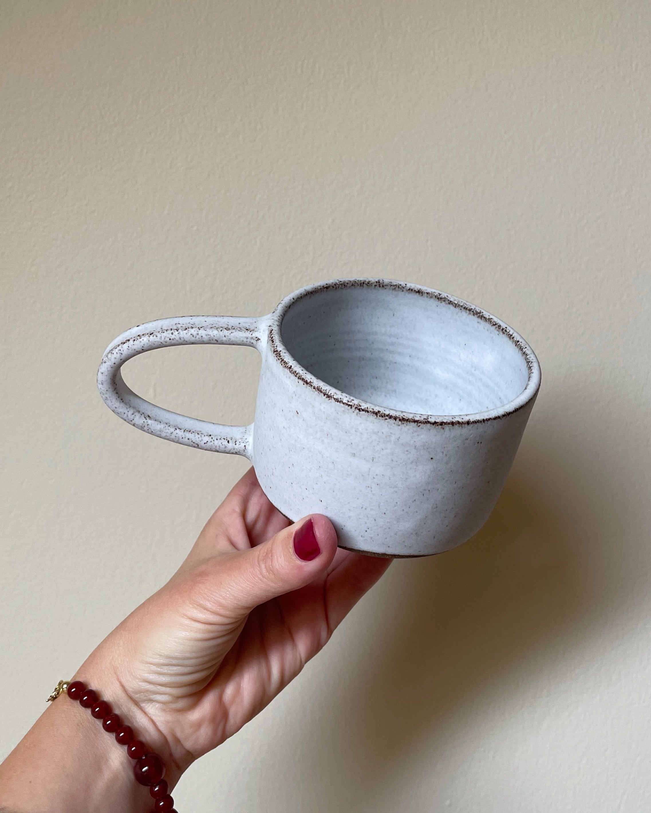 Moon - No. 1 - Hånddrejet kop med stor hank