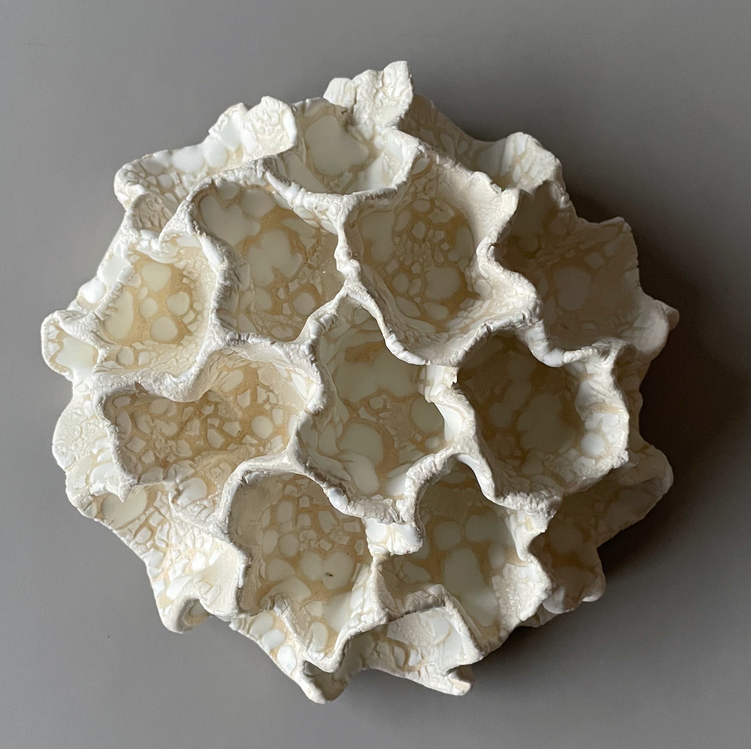 Væg Koral no. 2 - Hvid - Stor