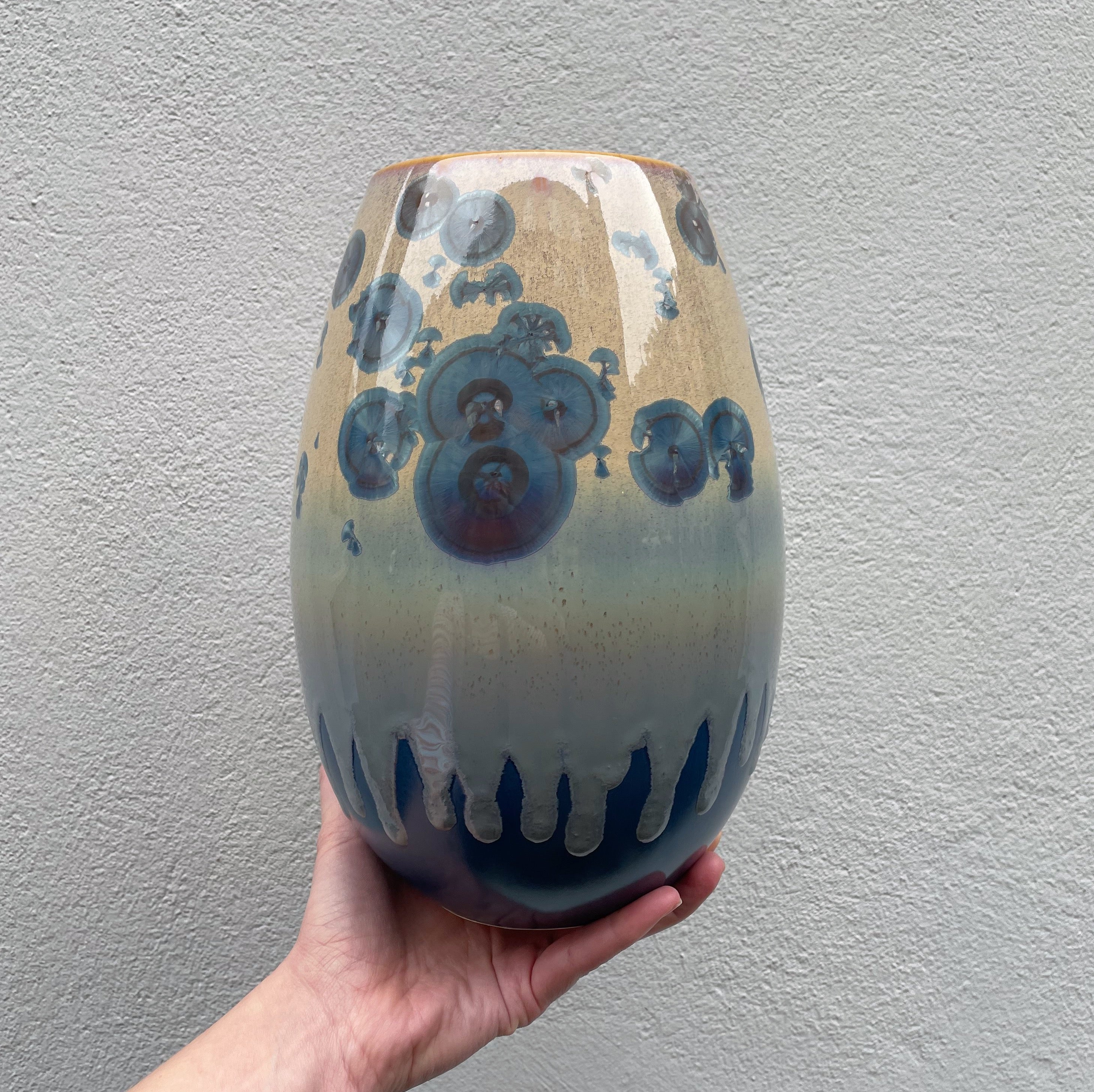 Crystal vase - Stor (H:27 cm)