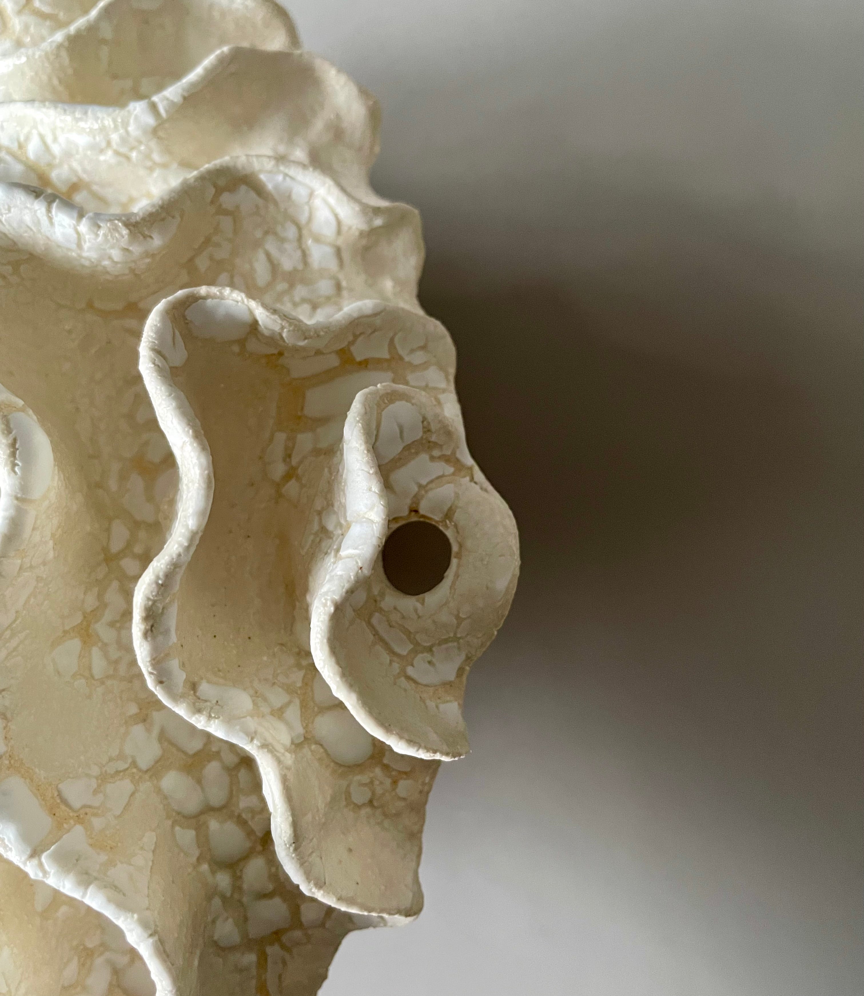 Væg Koral no. 37 - Hvid - Stor