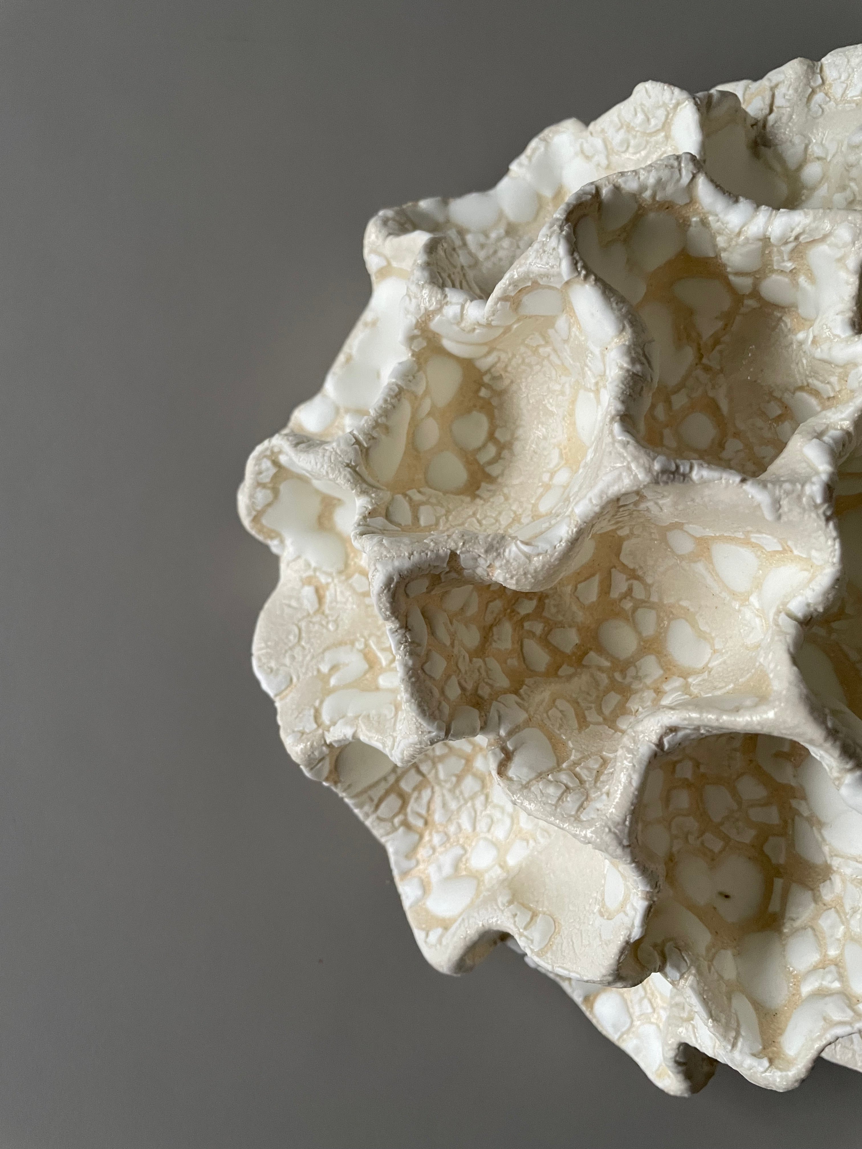 Væg Koral no. 2 - Hvid - Stor