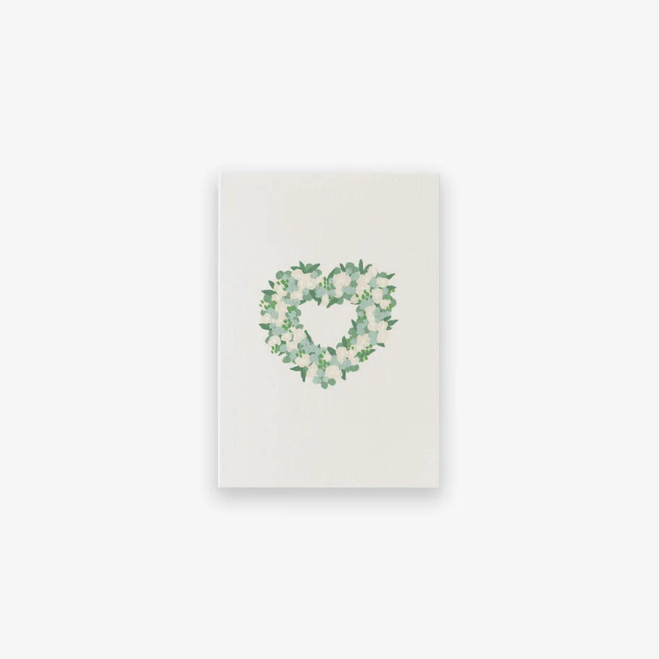 Lille kort // Blomsterhjerte