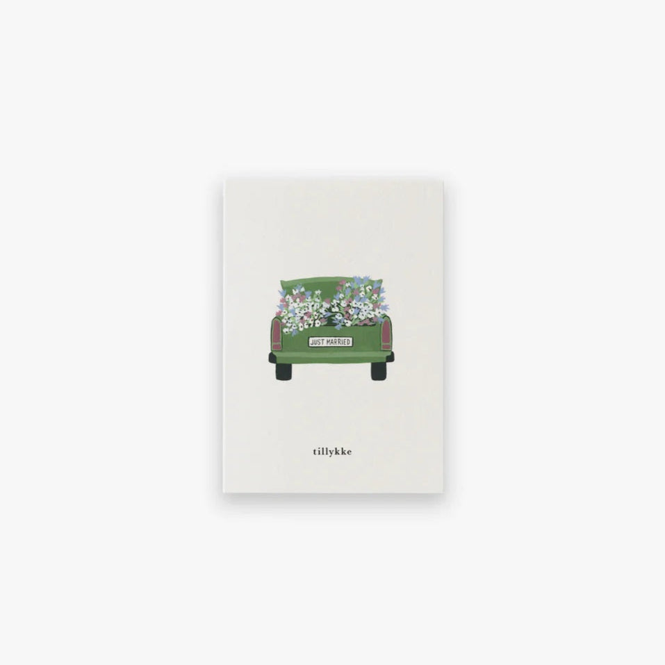 Lille kort // Bryllupsbil. Køb hos Studio Holdbar (webshop & butik). Hurtig levering