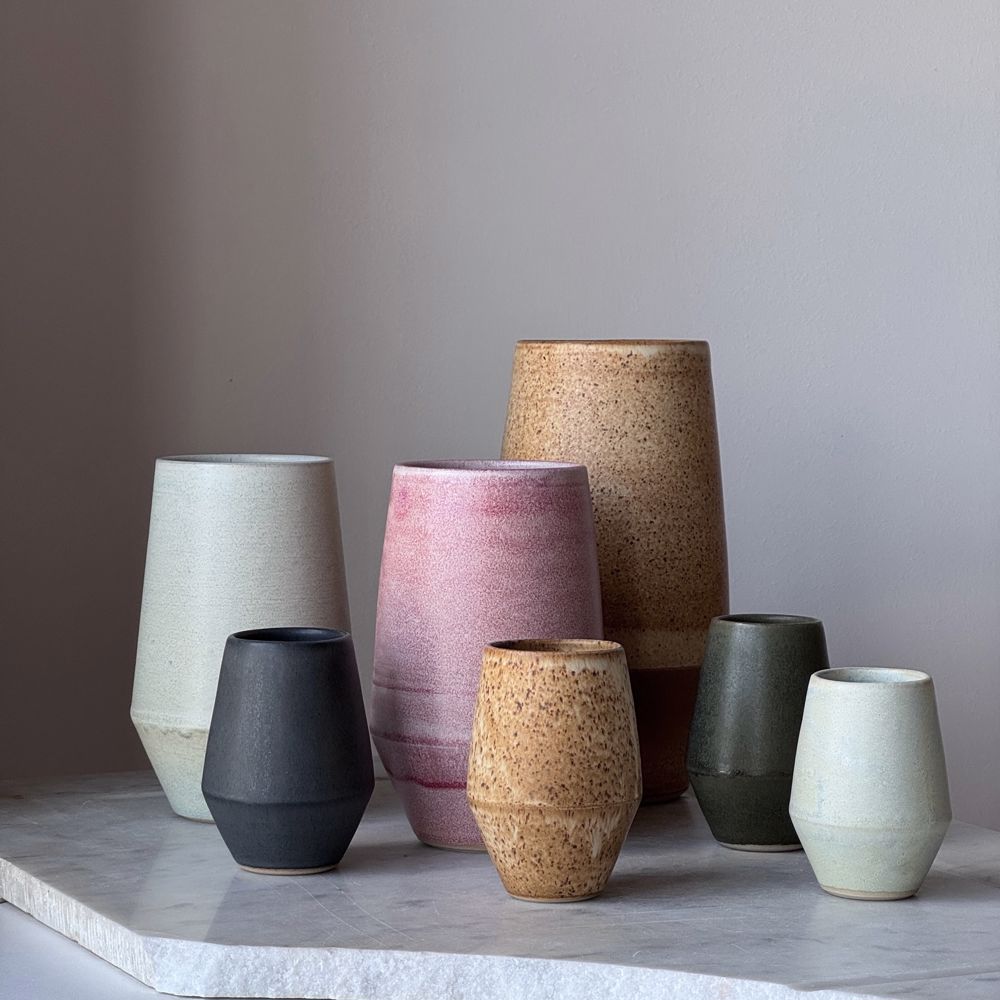 Oda Garden Vase – Stor (H:22 cm) - Mint