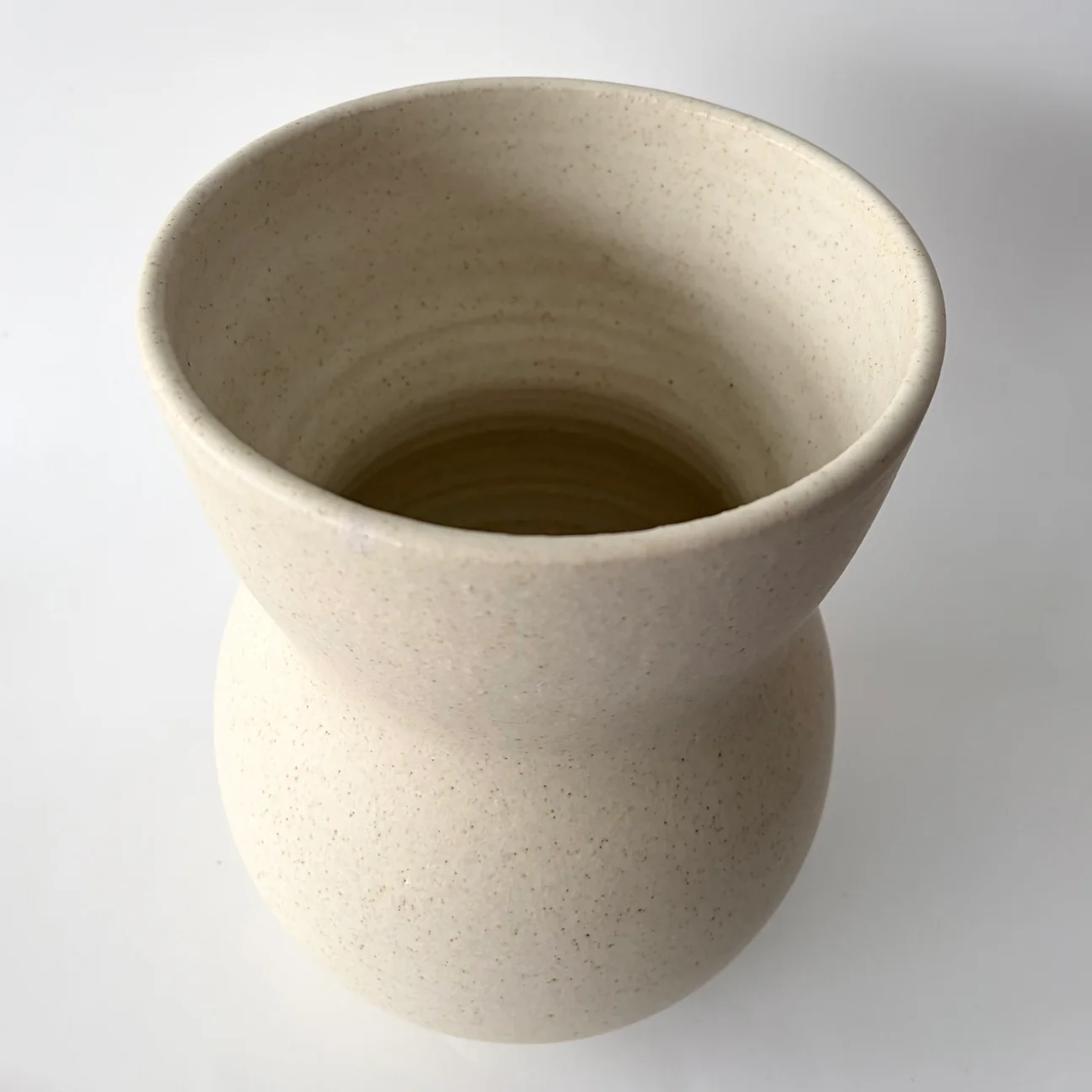 Vase (H:20 cm) - Creme