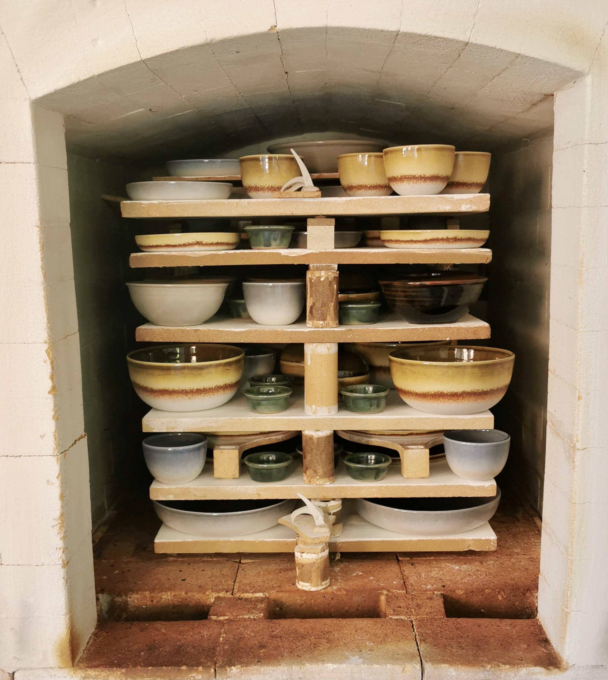 Kop med facetter - Gul