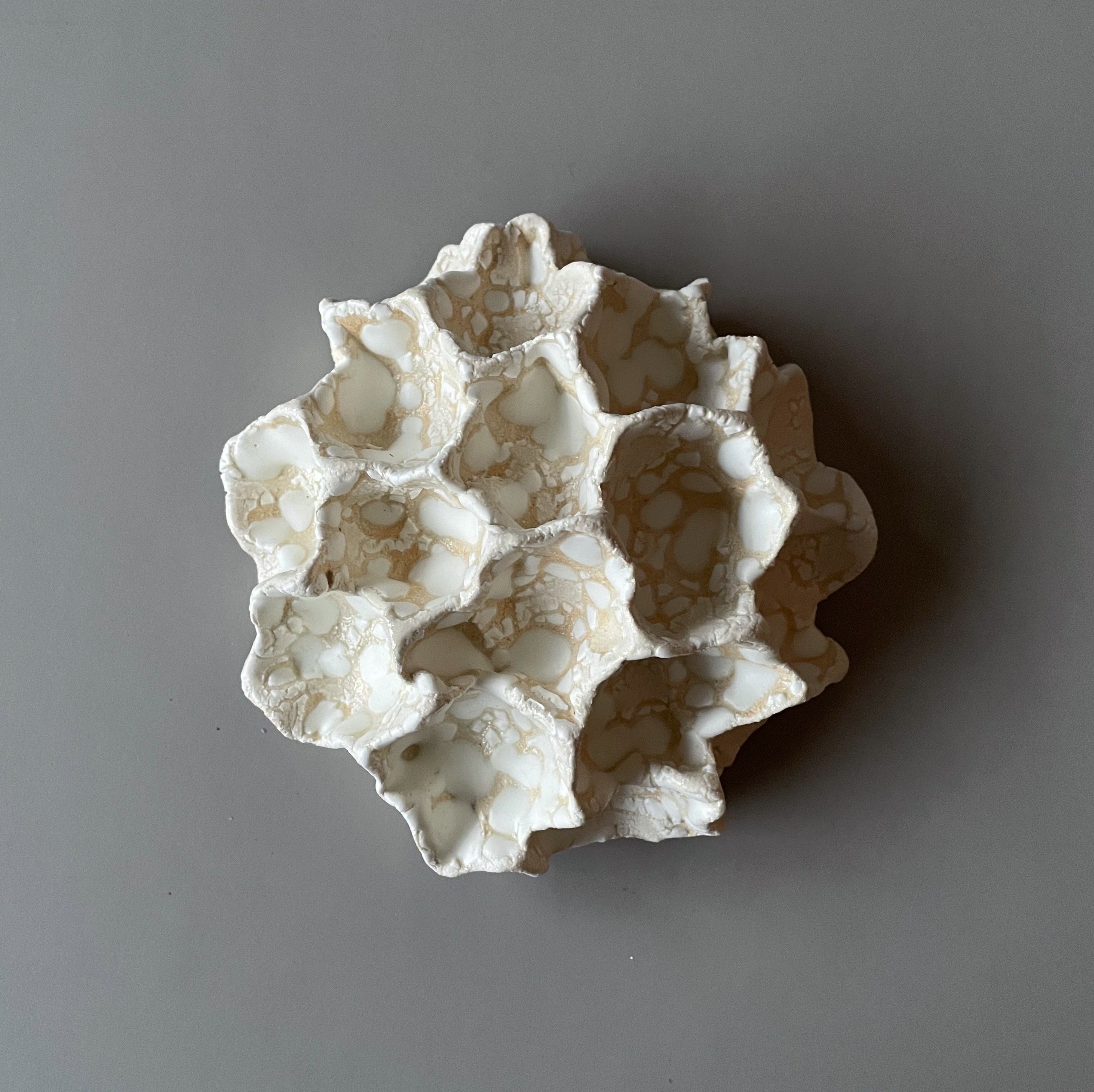 Væg Koral no. 3 - Hvid - Lille