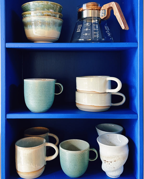 Hario kande - Glas & Oliventræ V60 Server, 600 ml