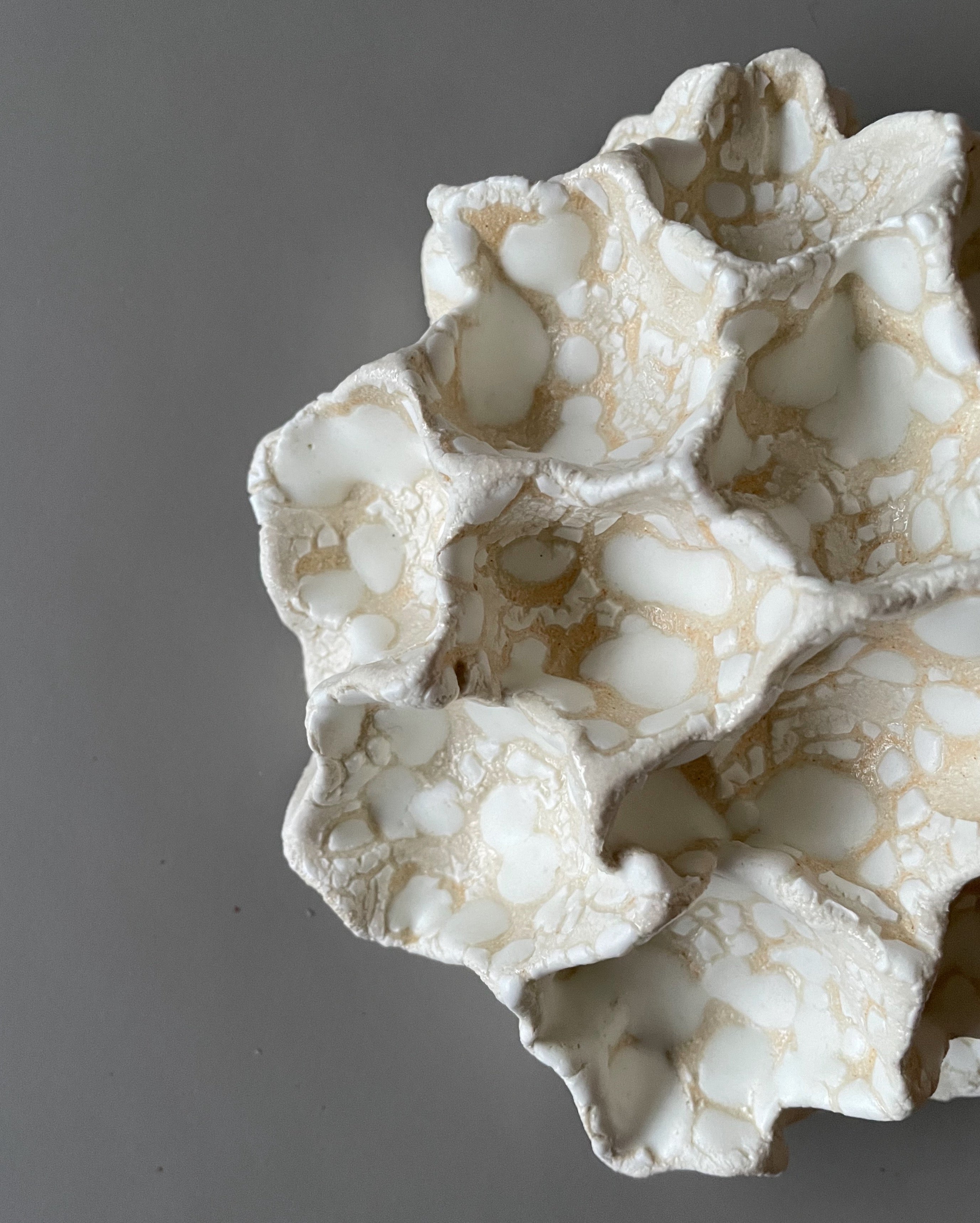 Væg Koral no. 3 - Hvid - Lille