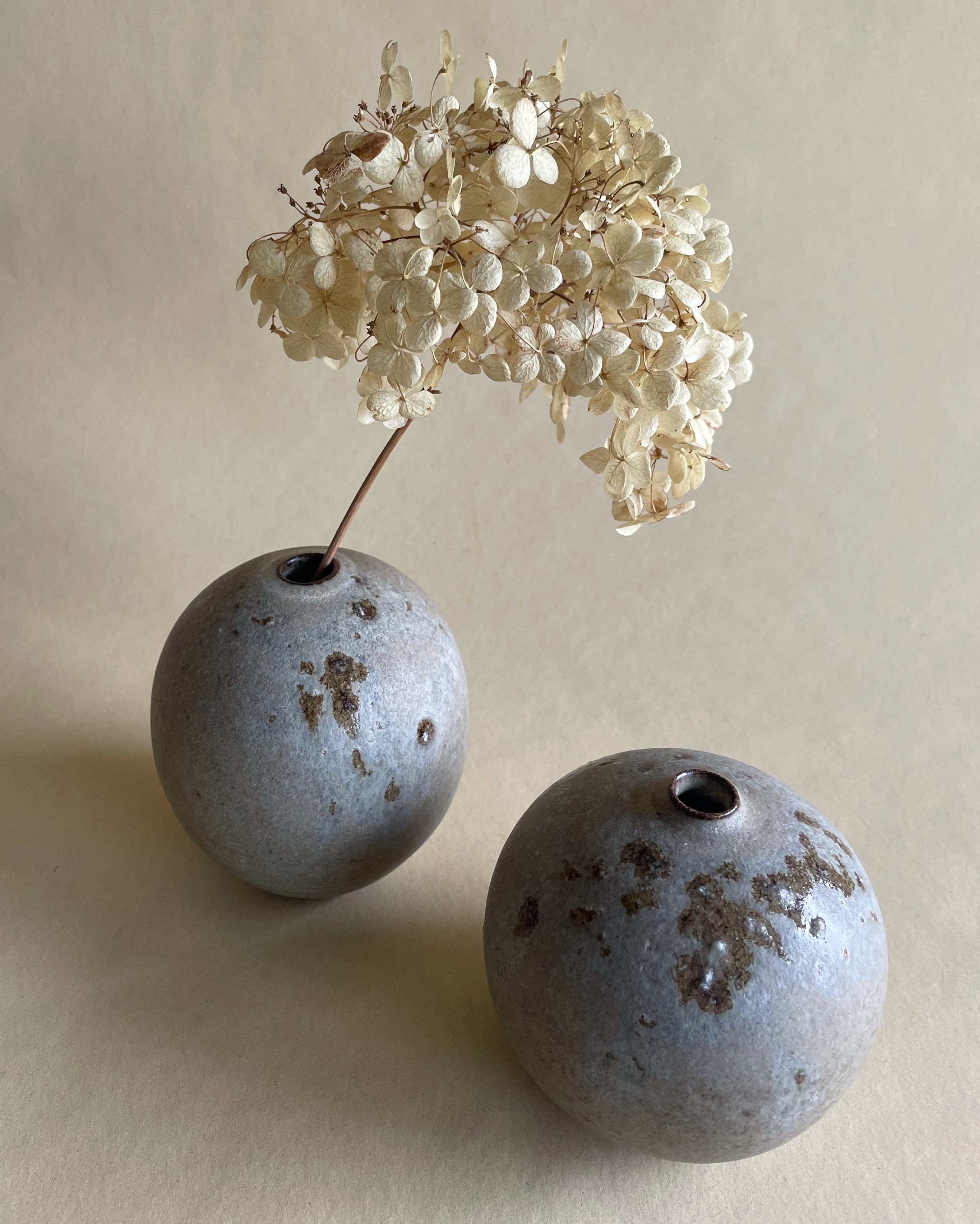 Unika vase - Rund no.5 - H:8 cm