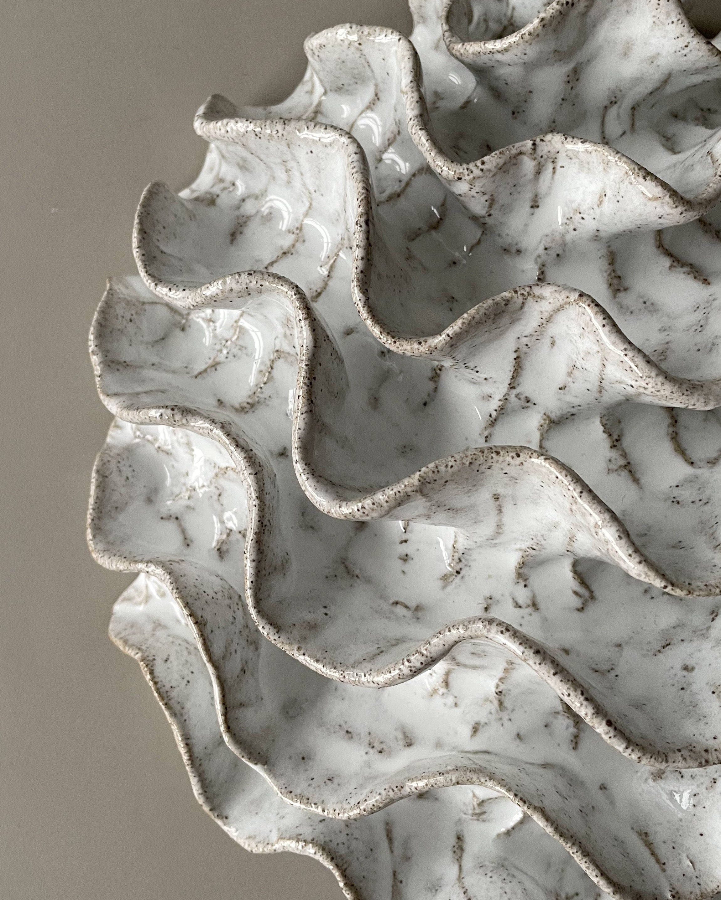 Væg Koral no. 31 - Hvid - Stor