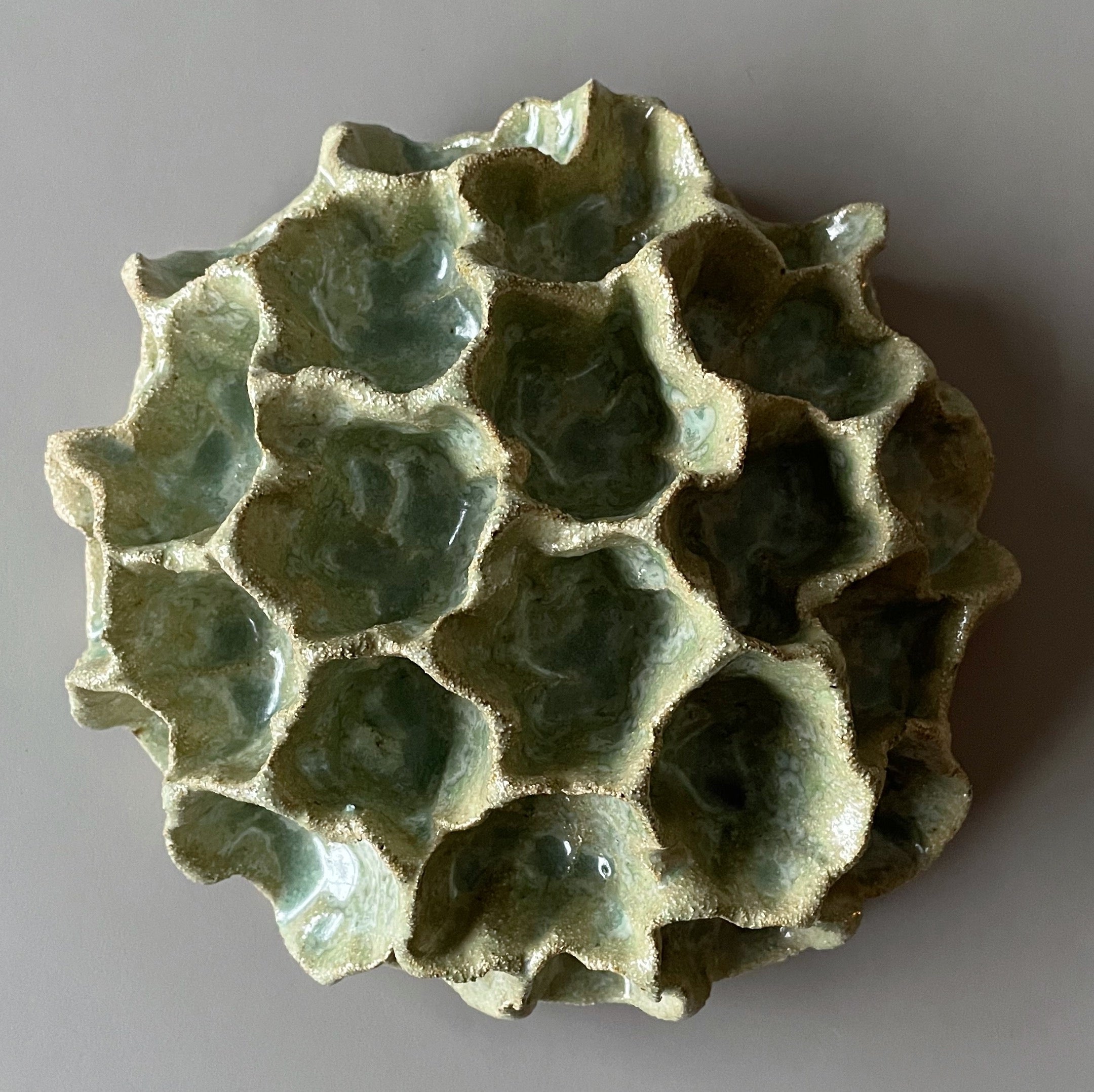 Væg Koral no. 33 - Grøn - Stor