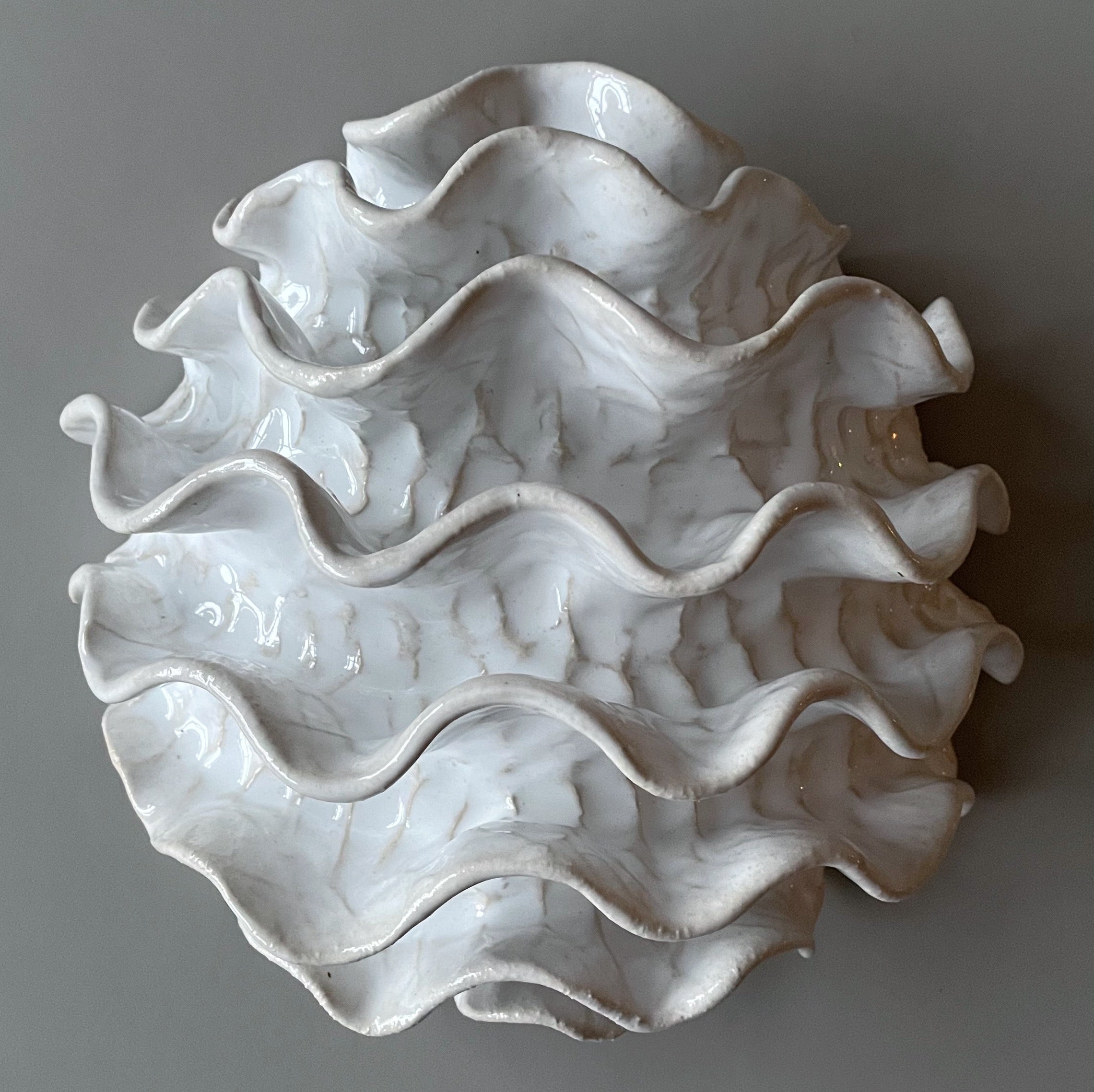 Væg Koral no. 31 - Hvid - Stor