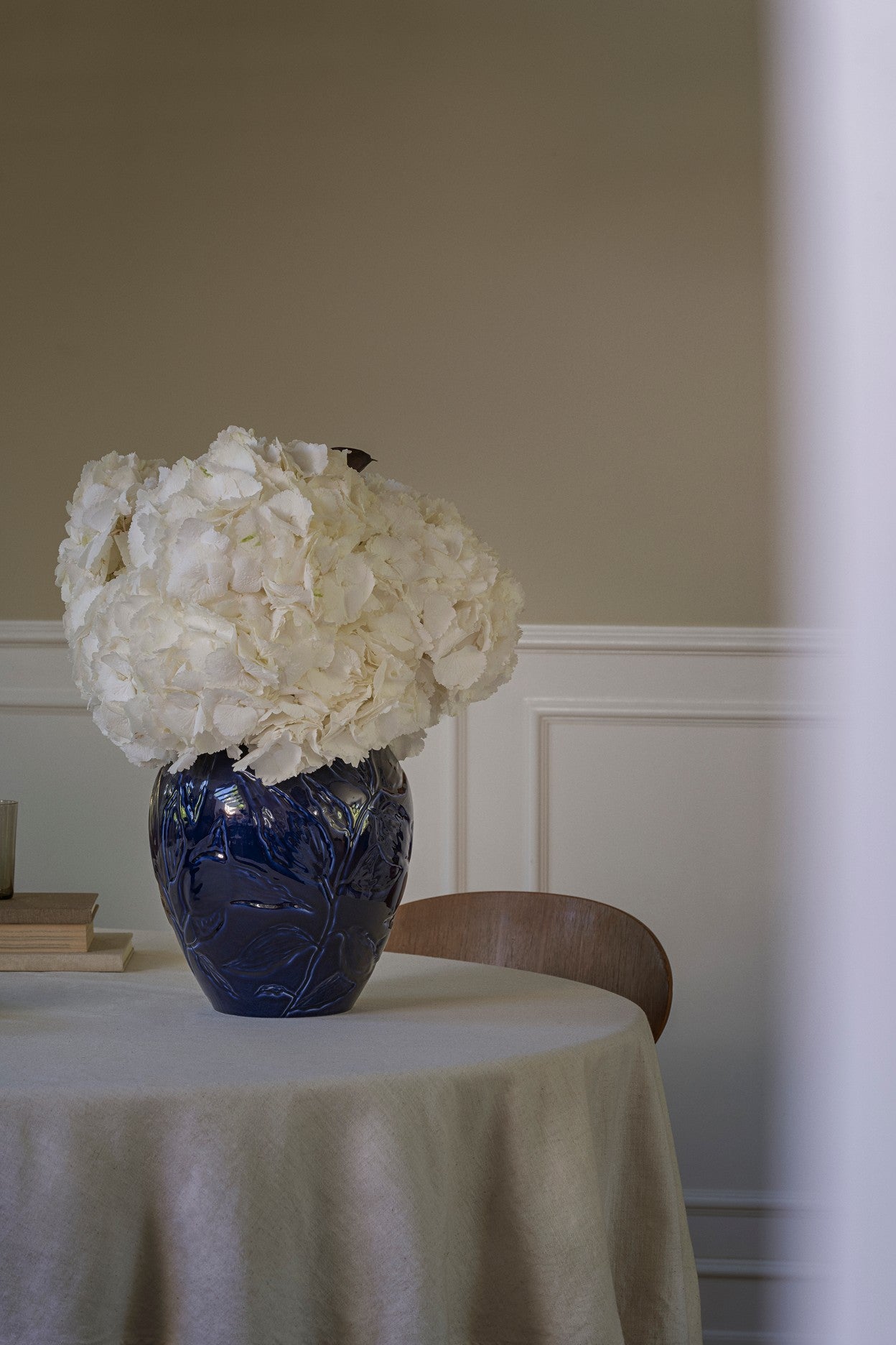 Florita Vase - H30 cm - Agate Blue