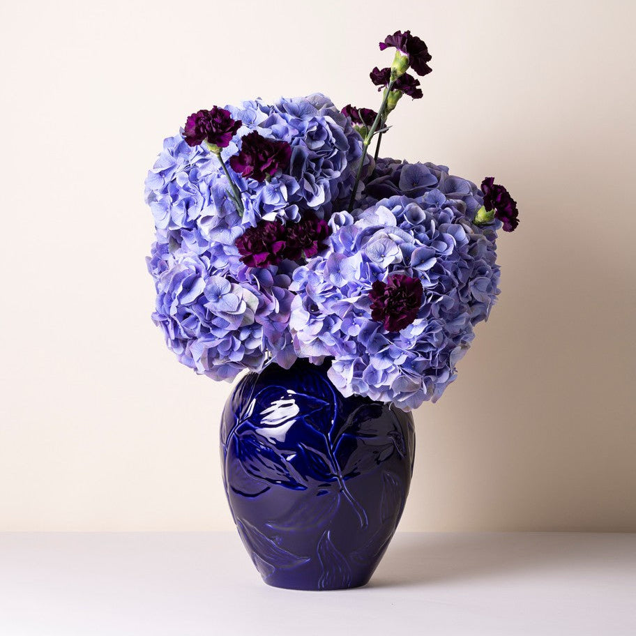 Florita Vase - H30 cm - Agate Blue