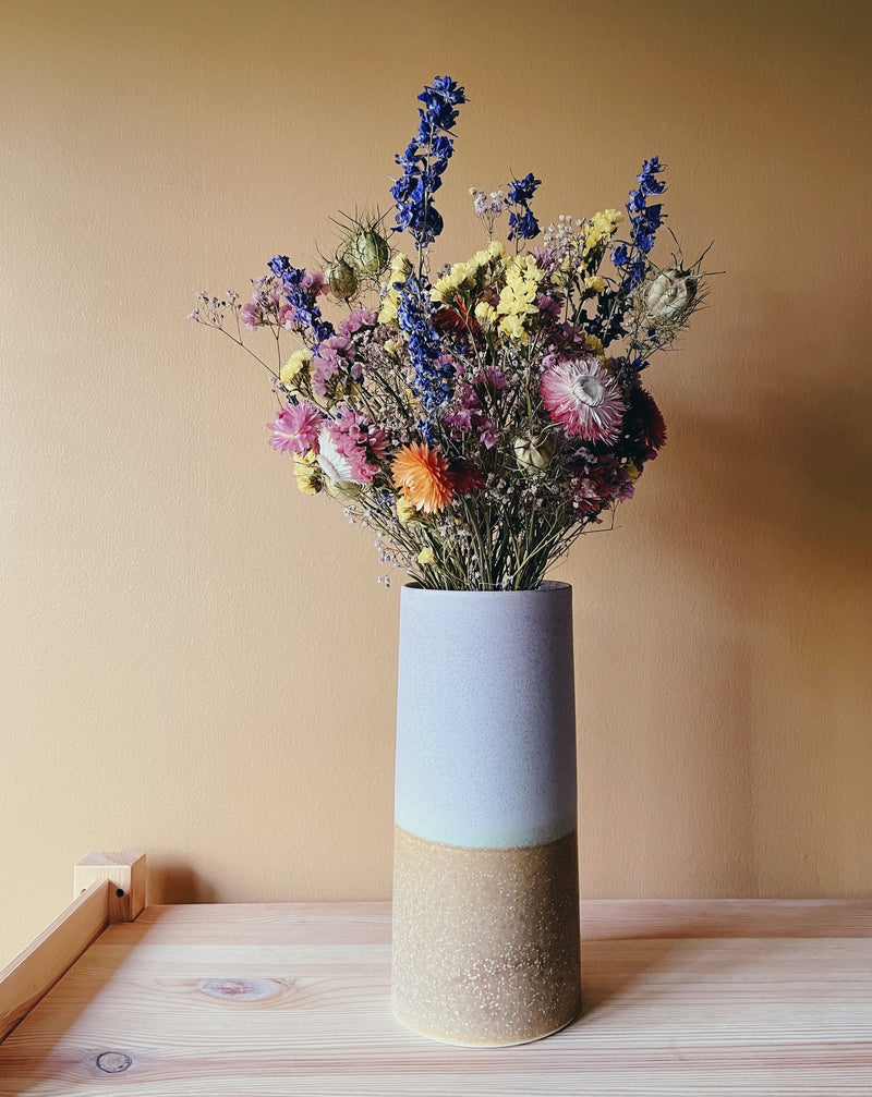 Sustainable vase - Stor - Lilac Brown Freckles