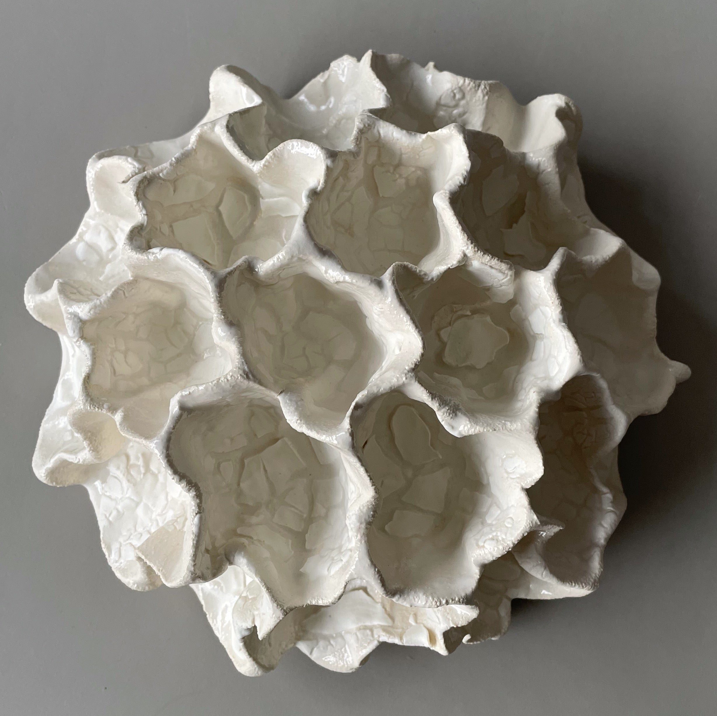 Væg Koral no. 42 - Hvid - Stor