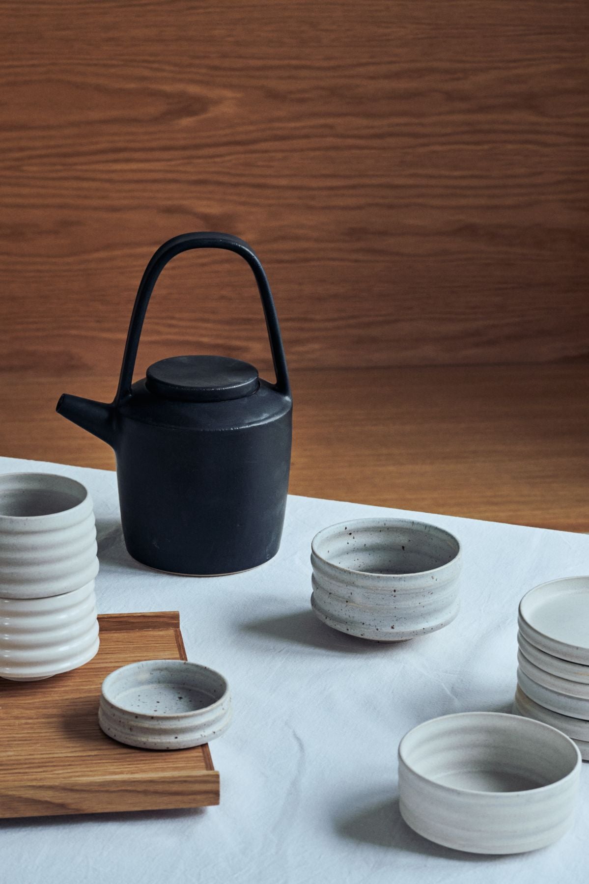 Stor kop - Matcha - Grå lava