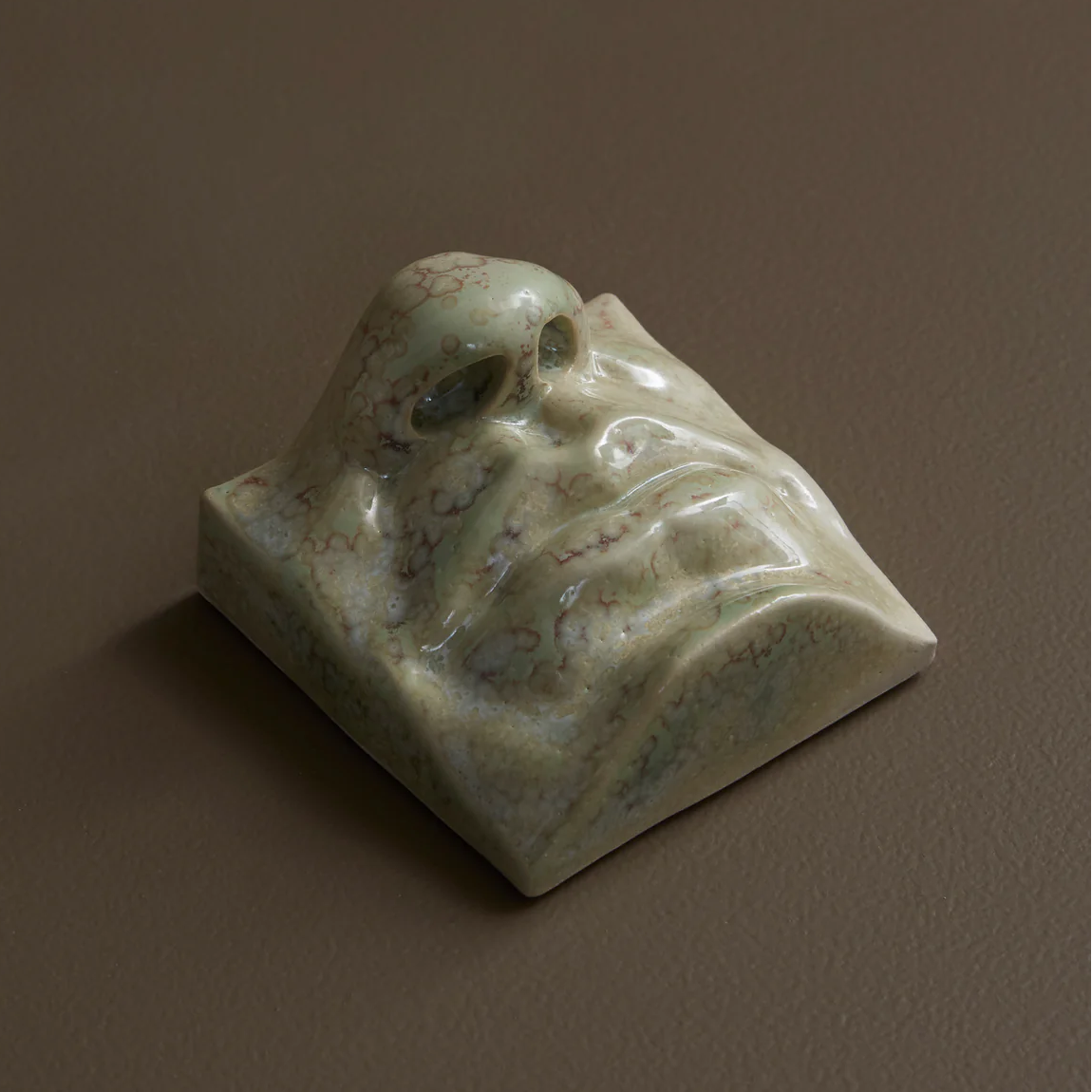 Vægrelief til ophæng - Mouth - Vægkunst - Crystal Green
