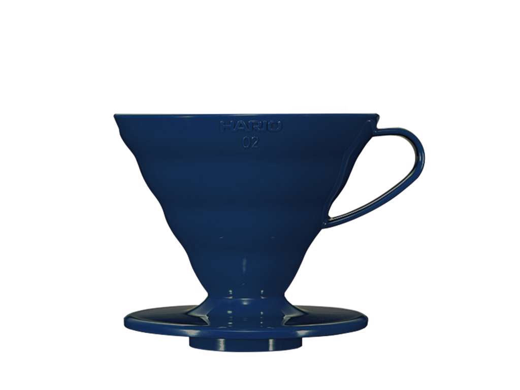 Hario keramisk kaffetragt V60, 02 -  Blå porcelæn