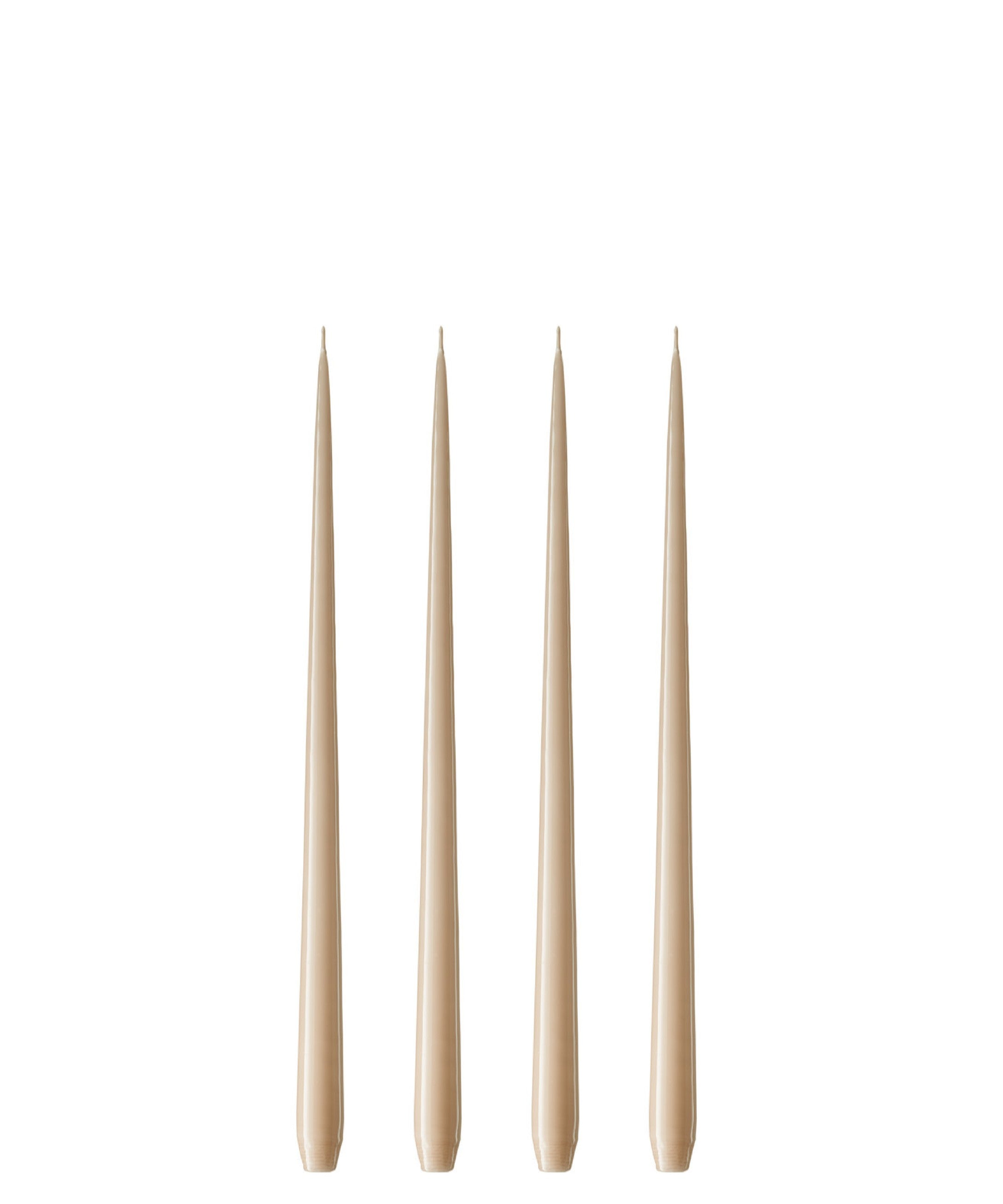 Kertelys, 4 stk. i æske - 32 cm - Ice latte