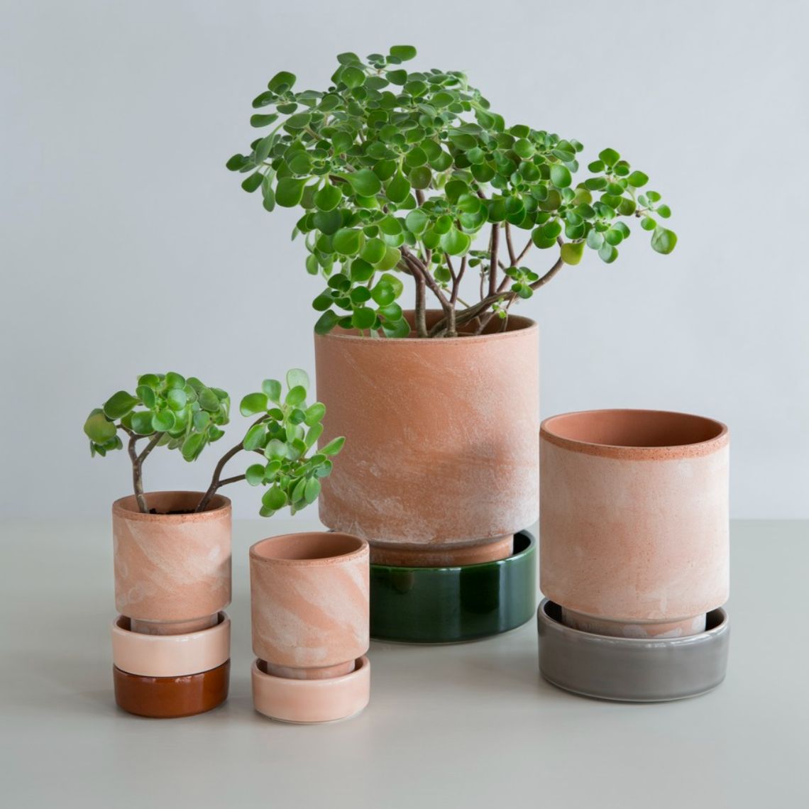 Bergs Potter Lille Hoff lerkrukke. Håndlavet. Inklusiv glaseret underskål. Køb hos Studio Holdbar (webshop & butik). Hurtig levering