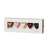 Chokoladeæske med 5 hjerter